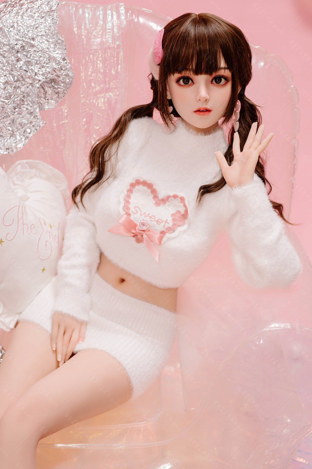 Bezlya - Convallaria - 149cm/4ft11 - 2.0 D-cup - Silicone Head + TPE Body Sex Doll