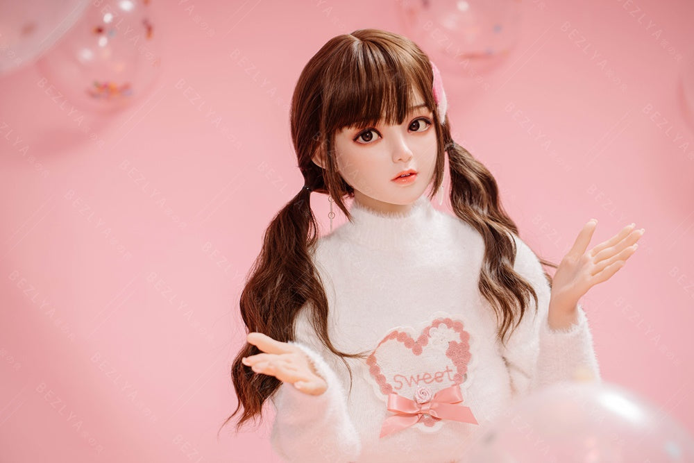 Bezlya - Convallaria - 149cm/4ft11 - 2.0 D-cup - Silicone Head + TPE Body Sex Doll