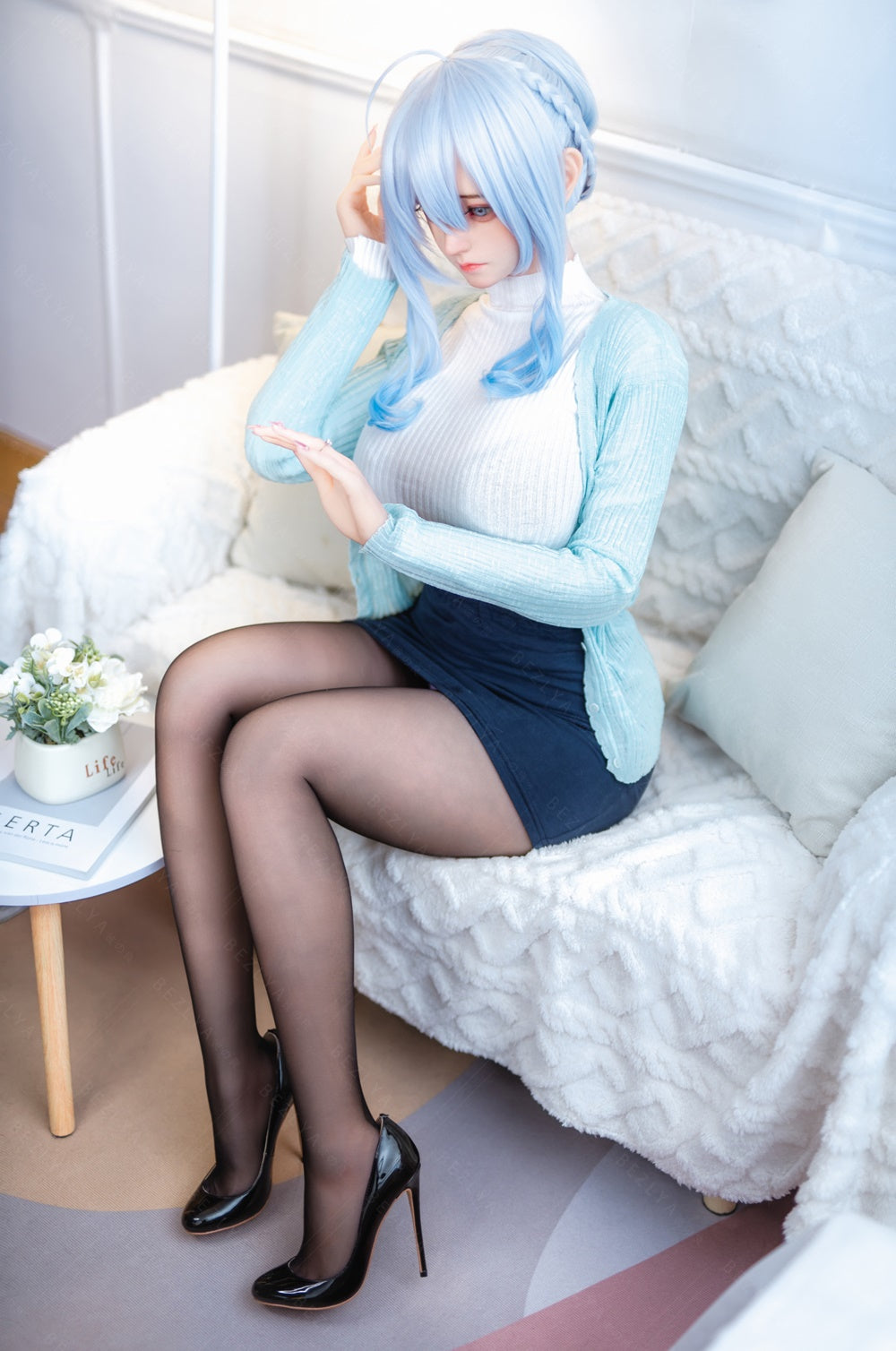 Bezlya - Campanula - 155cm/5ft1 - 2.0 F-cup - Silicone Head + TPE Body Sex Doll