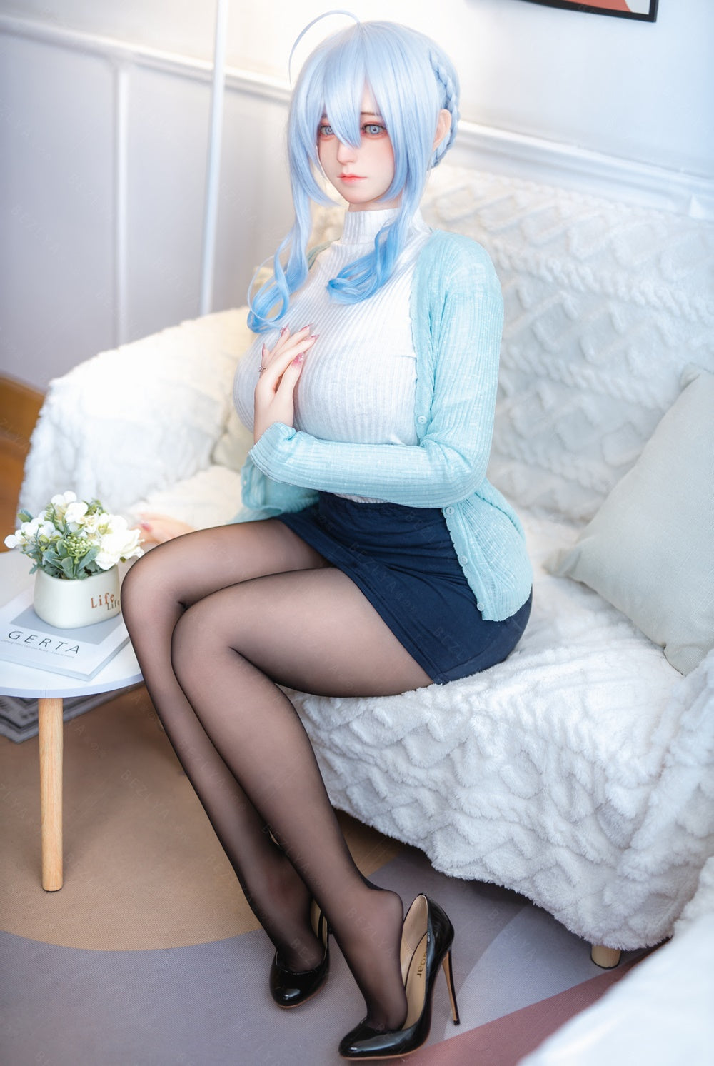 Bezlya - Campanula - 155cm/5ft1 - 2.0 F-cup - Silicone Head + TPE Body Sex Doll