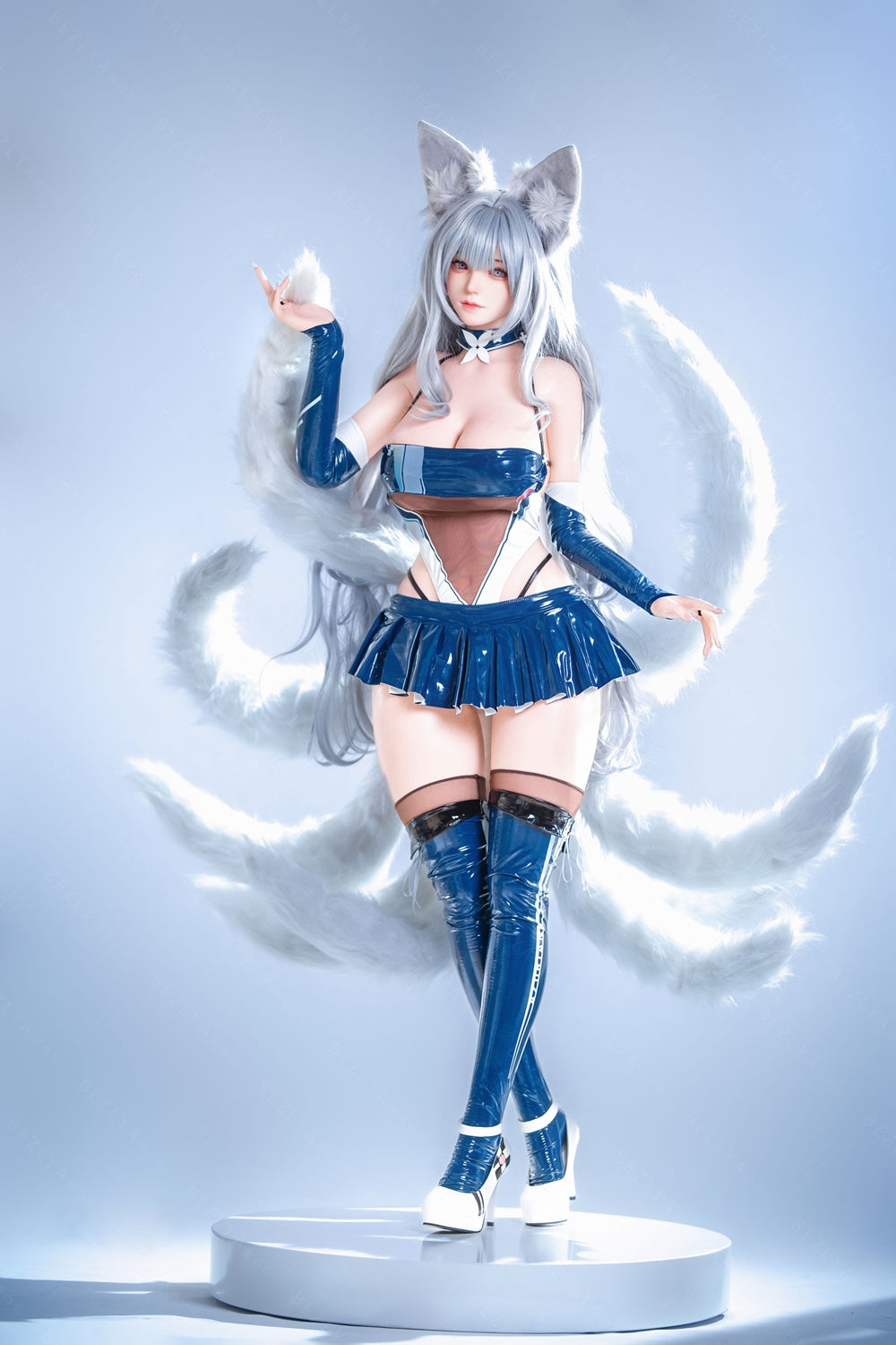 Bezlya - 鈴蘭 - 149cm/4ft10.75 - 2.0 D 杯 - 矽膠頭 + TPE 身體性玩偶