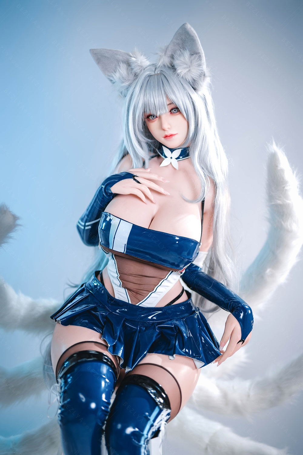 Bezlya - 鈴蘭 - 149cm/4ft10.75 - 2.0 D 杯 - 矽膠頭 + TPE 身體性玩偶