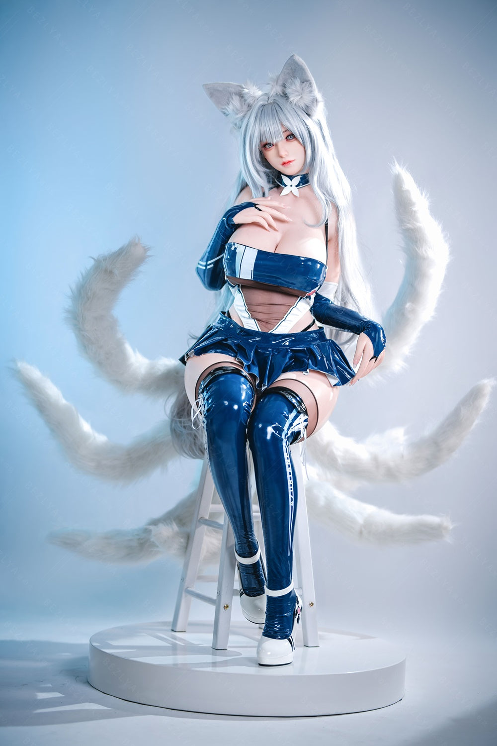 Bezlya - 鈴蘭 - 149cm/4ft10.75 - 2.0 D 杯 - 矽膠頭 + TPE 身體性玩偶