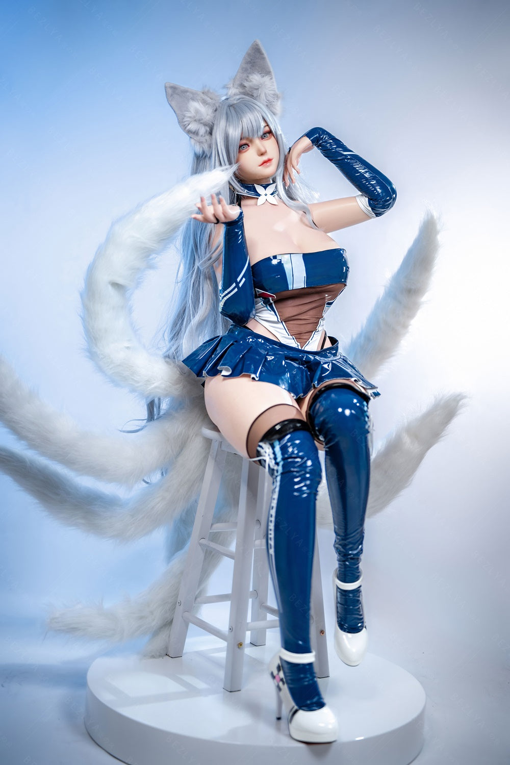 Bezlya - 鈴蘭 - 149cm/4ft10.75 - 2.0 D 杯 - 矽膠頭 + TPE 身體性玩偶