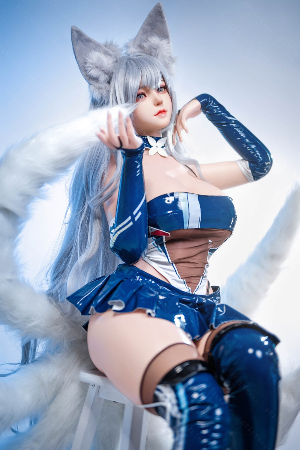 Bezlya - 鈴蘭 - 149cm/4ft10.75 - 2.0 D 杯 - 矽膠頭 + TPE 身體性玩偶