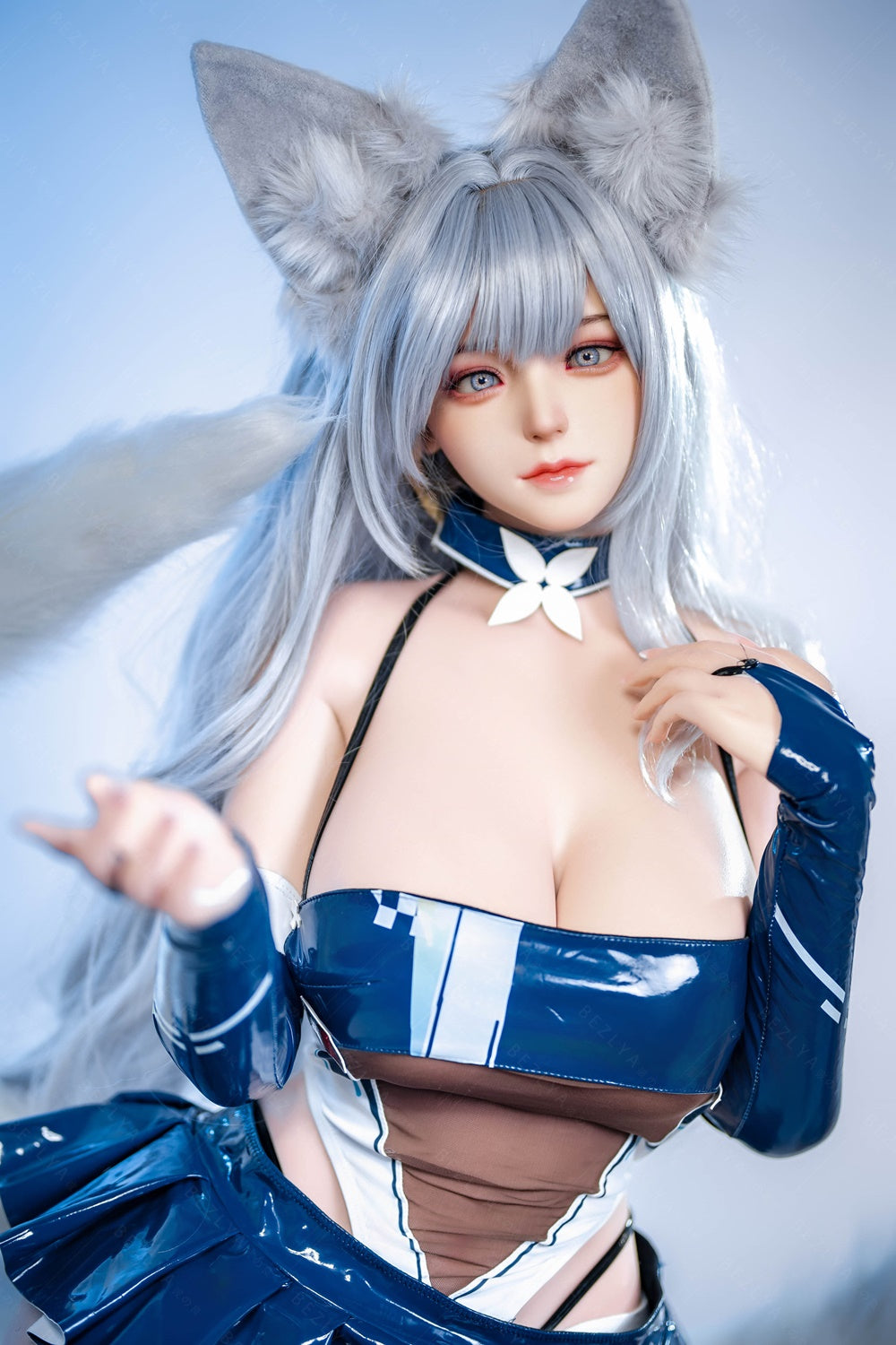 Bezlya - 鈴蘭 - 149cm/4ft10.75 - 2.0 D 杯 - 矽膠頭 + TPE 身體性玩偶