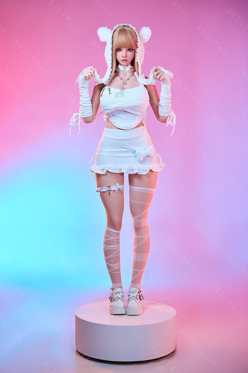 Bezlya - 鈴蘭 - 149cm/4ft10.75 - 2.0 D 杯 - 矽膠頭 + TPE 身體性玩偶