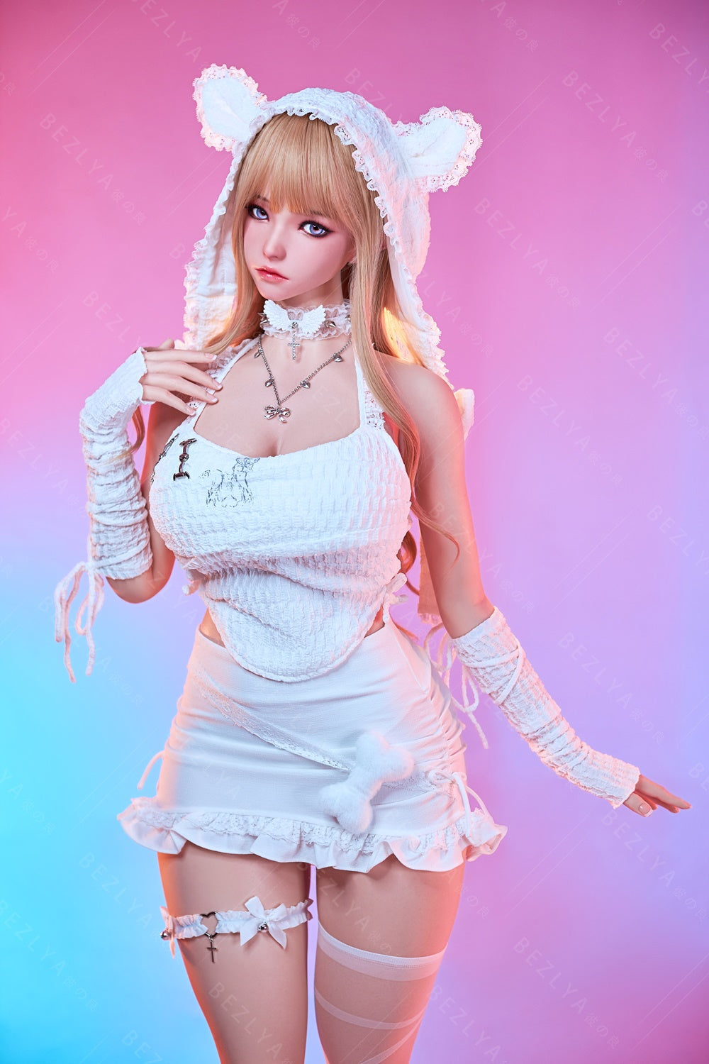 Bezlya - 鈴蘭 - 149cm/4ft10.75 - 2.0 D 杯 - 矽膠頭 + TPE 身體性玩偶