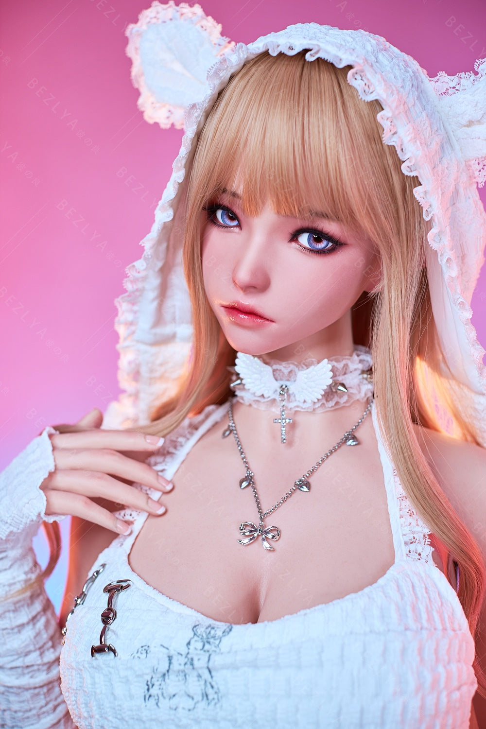 Bezlya - 鈴蘭 - 149cm/4ft10.75 - 2.0 D 杯 - 矽膠頭 + TPE 身體性玩偶