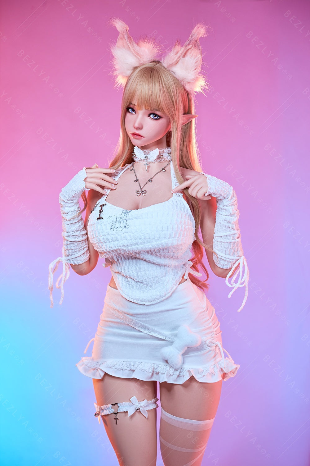 Bezlya - 鈴蘭 - 149cm/4ft10.75 - 2.0 D 杯 - 矽膠頭 + TPE 身體性玩偶