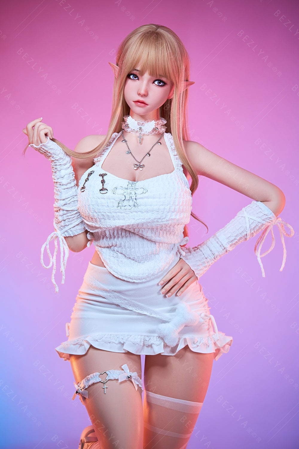 Bezlya - 鈴蘭 - 149cm/4ft10.75 - 2.0 D 杯 - 矽膠頭 + TPE 身體性玩偶