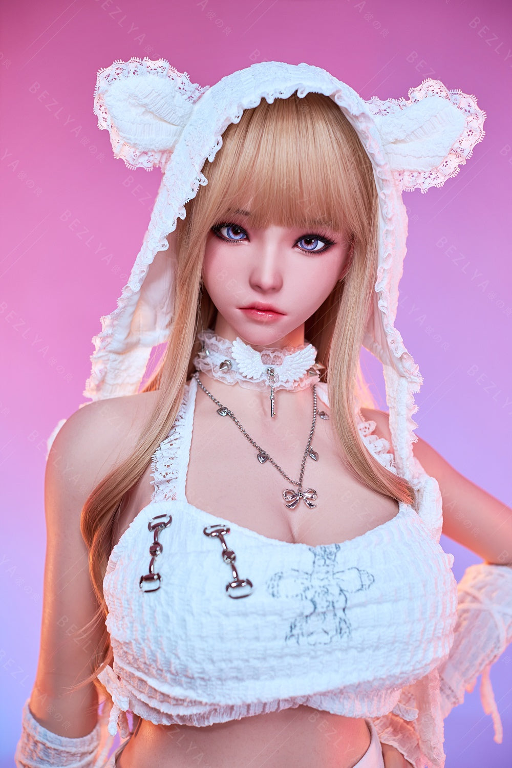Bezlya - 鈴蘭 - 149cm/4ft10.75 - 2.0 D 杯 - 矽膠頭 + TPE 身體性玩偶