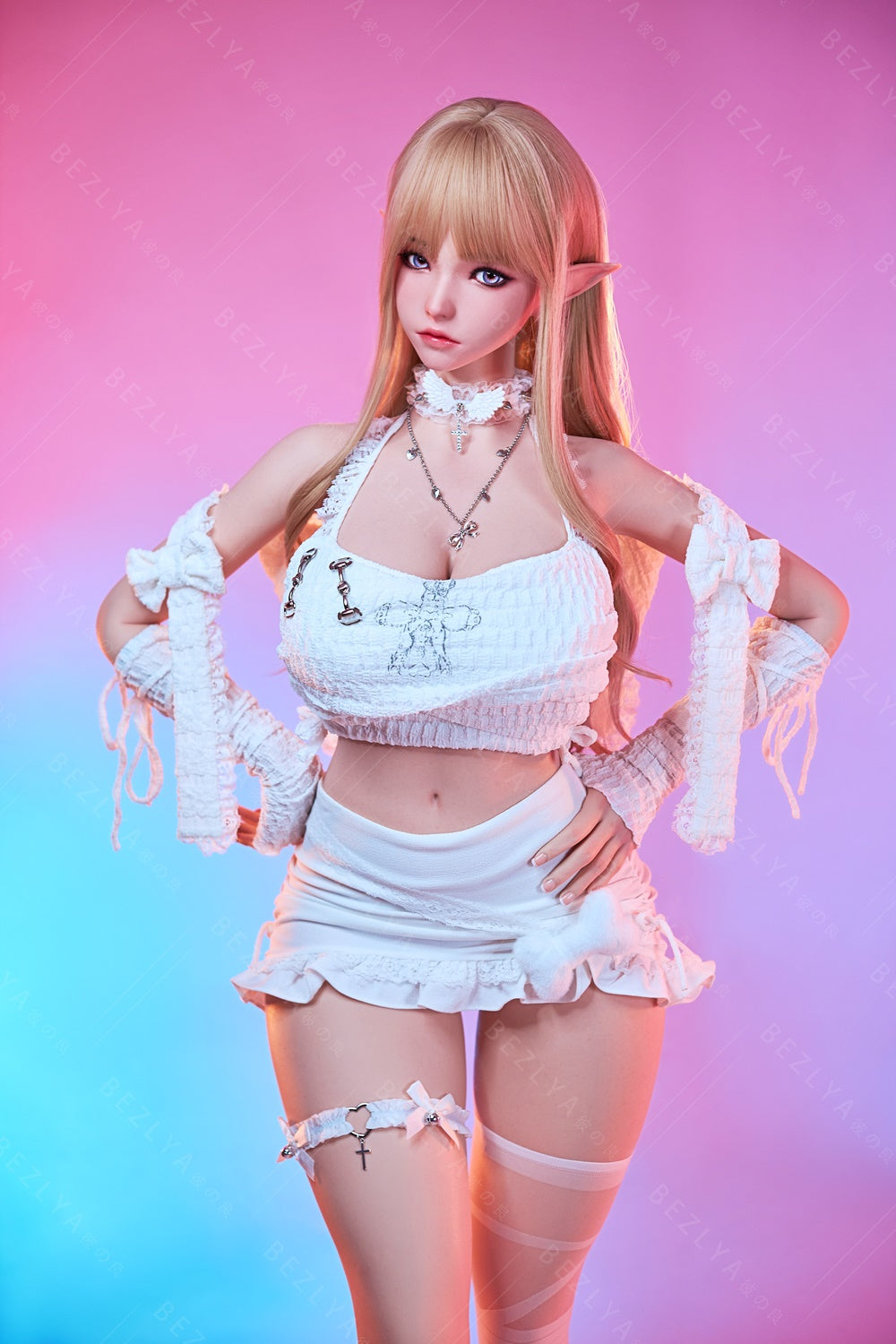 Bezlya - 鈴蘭 - 149cm/4ft10.75 - 2.0 D 杯 - 矽膠頭 + TPE 身體性玩偶