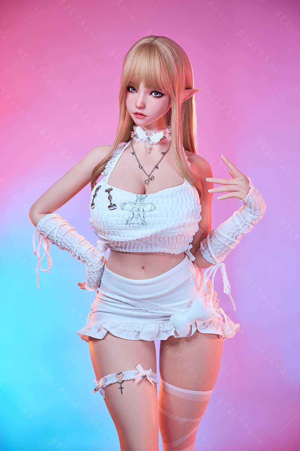 Bezlya - 鈴蘭 - 149cm/4ft10.75 - 2.0 D 杯 - 矽膠頭 + TPE 身體性玩偶