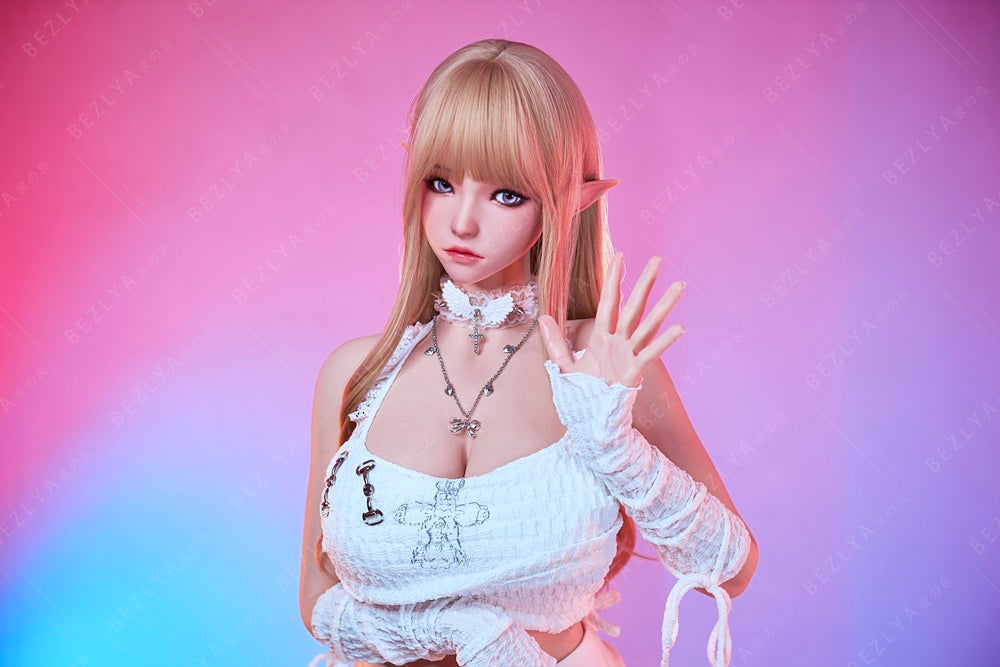 Bezlya - 鈴蘭 - 149cm/4ft10.75 - 2.0 D 杯 - 矽膠頭 + TPE 身體性玩偶