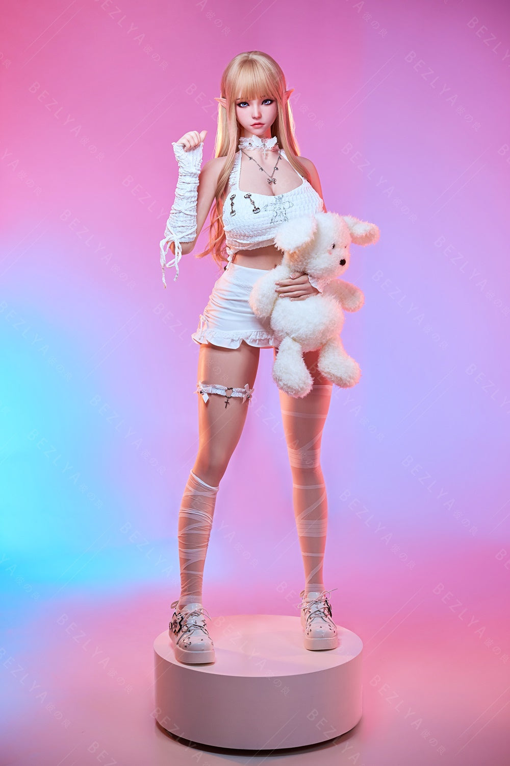 Bezlya - 鈴蘭 - 149cm/4ft10.75 - 2.0 D 杯 - 矽膠頭 + TPE 身體性玩偶
