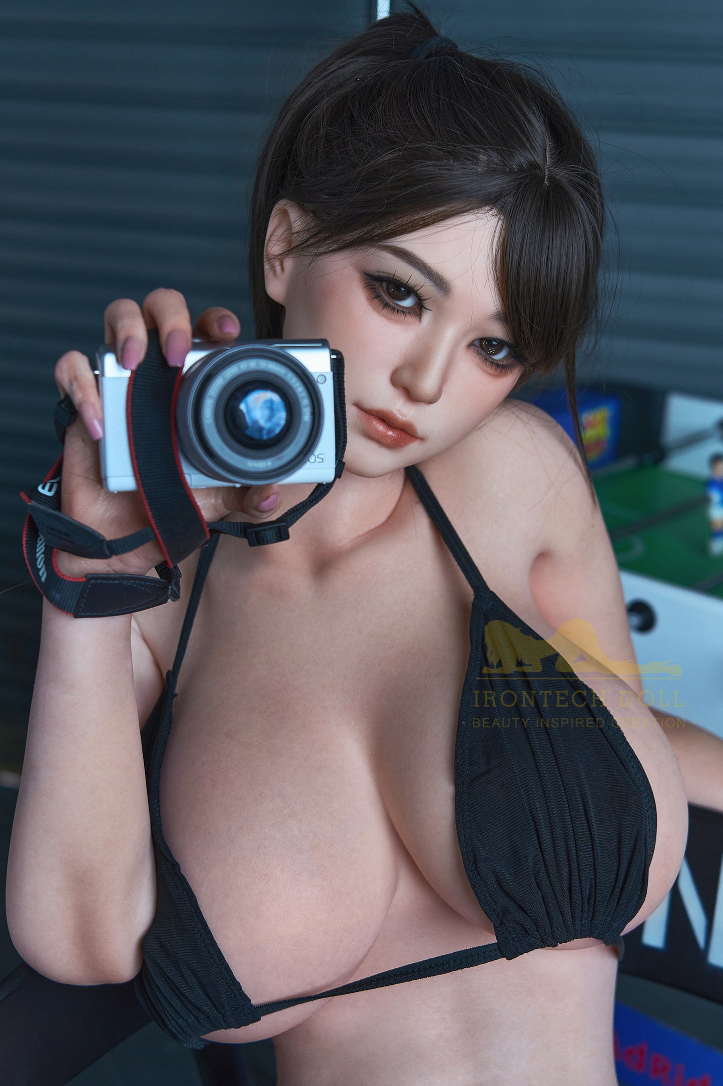Irontech 娃娃 – Liisi - 158 公分/5 英尺2 D 杯矽膠性玩偶