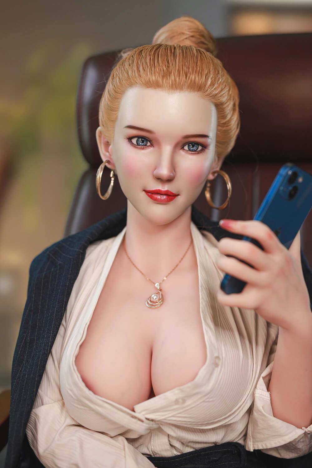 JY Dolls - Emily Aly - 163cm/5ft4 K-cup - Silicone Head Sex Doll - 76dollshop