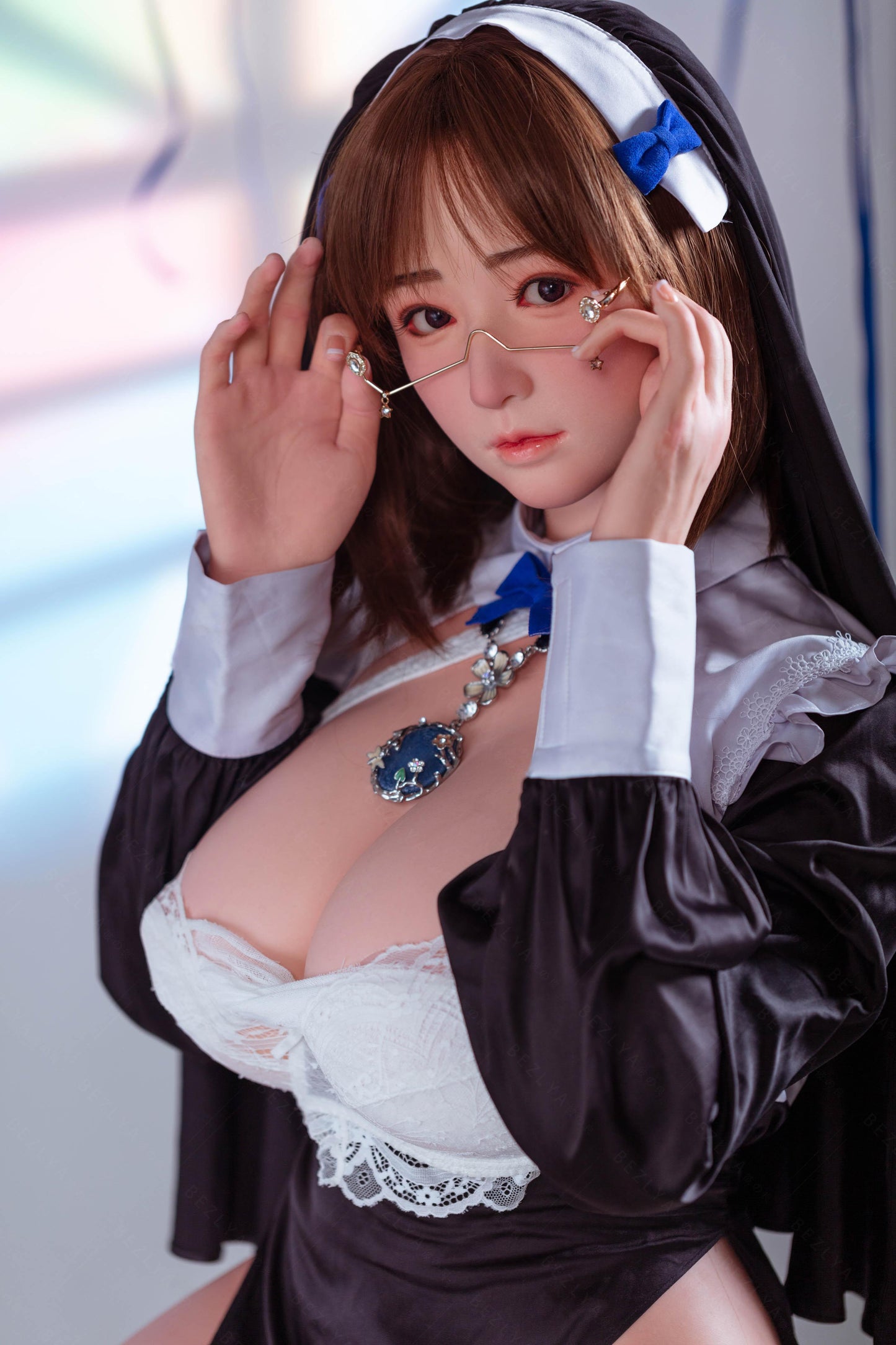 Bezlya - Platycodon - 160cm/5ft3 - 2.1 C-cup - Silicone Sex Doll - 76dollshop