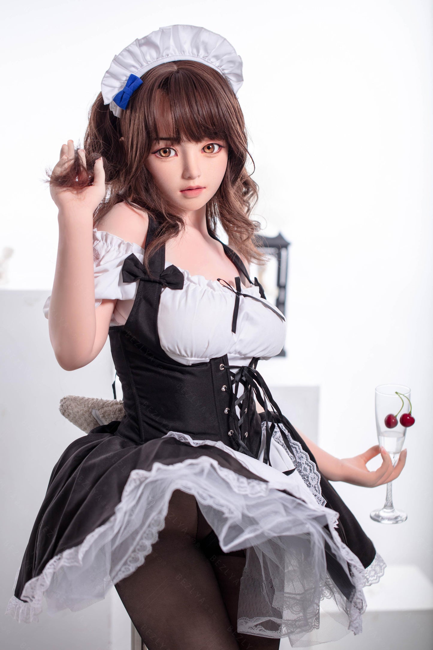 Bezlya - Convallaria - 149cm/4ft10.75 - 2.1 D-cup - Silicone Sex Doll - 76dollshop