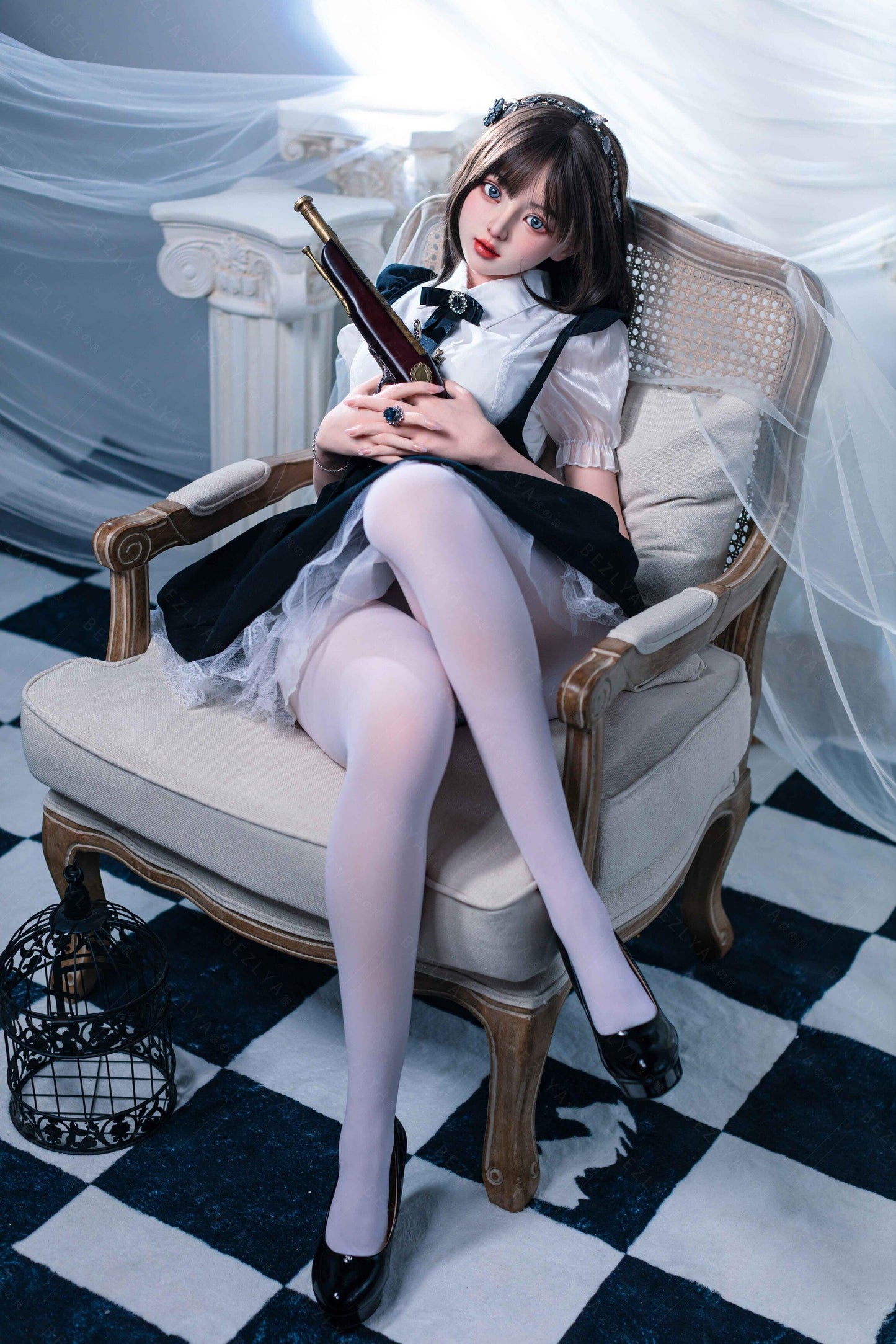 Bezlya - Convallaria - 155cm/5ft1 - 2.1 B-cup - Silicone Sex Doll - 76dollshop