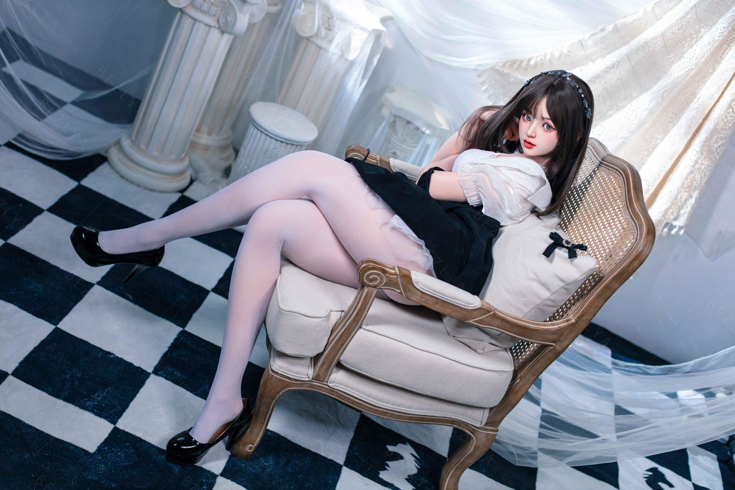 Bezlya - Convallaria - 155cm/5ft1 - 2.1 B-cup - Silicone Sex Doll - 76dollshop