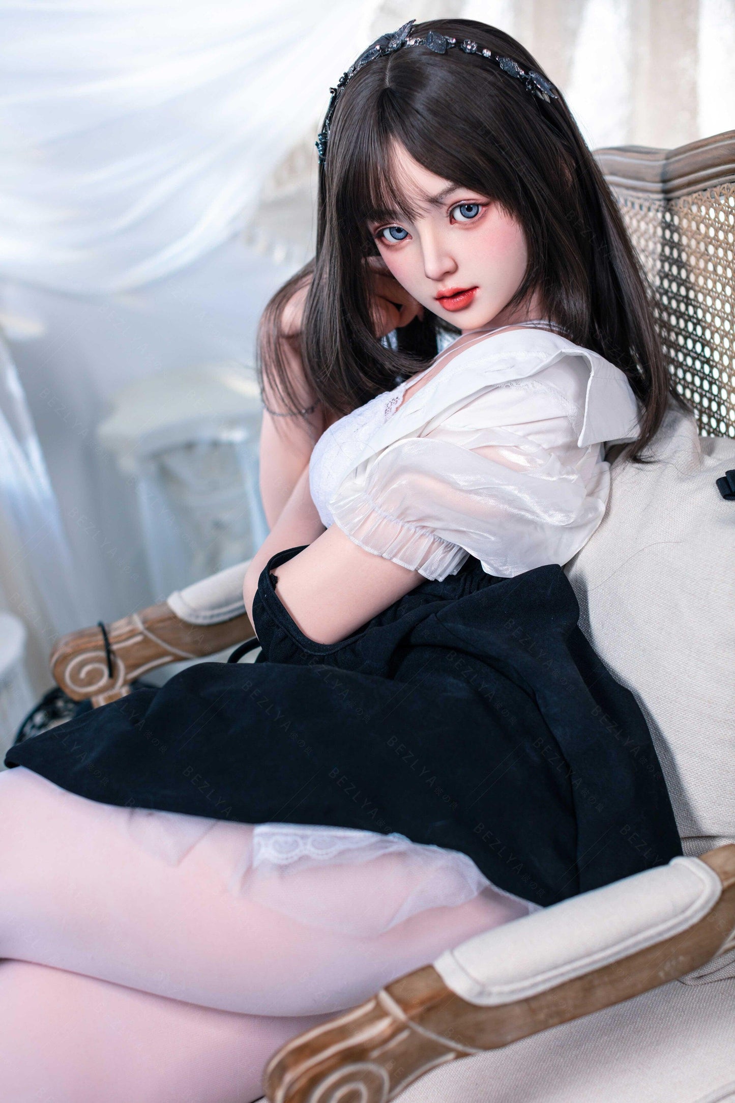 Bezlya - Convallaria - 155cm/5ft1 - 2.1 B-cup - Silicone Sex Doll - 76dollshop