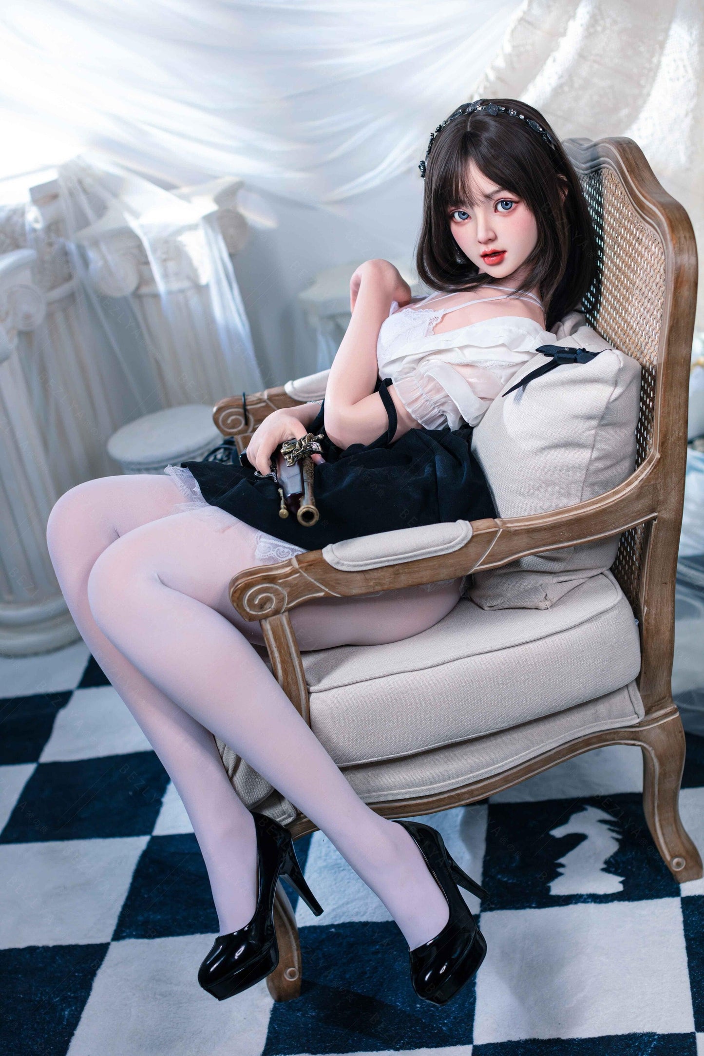 Bezlya - Convallaria - 155cm/5ft1 - 2.1 B-cup - Silicone Sex Doll - 76dollshop