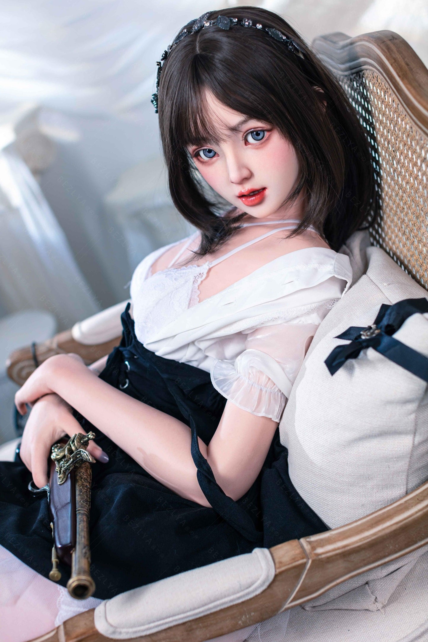 Bezlya - Convallaria - 155cm/5ft1 - 2.1 B-cup - Silicone Sex Doll - 76dollshop