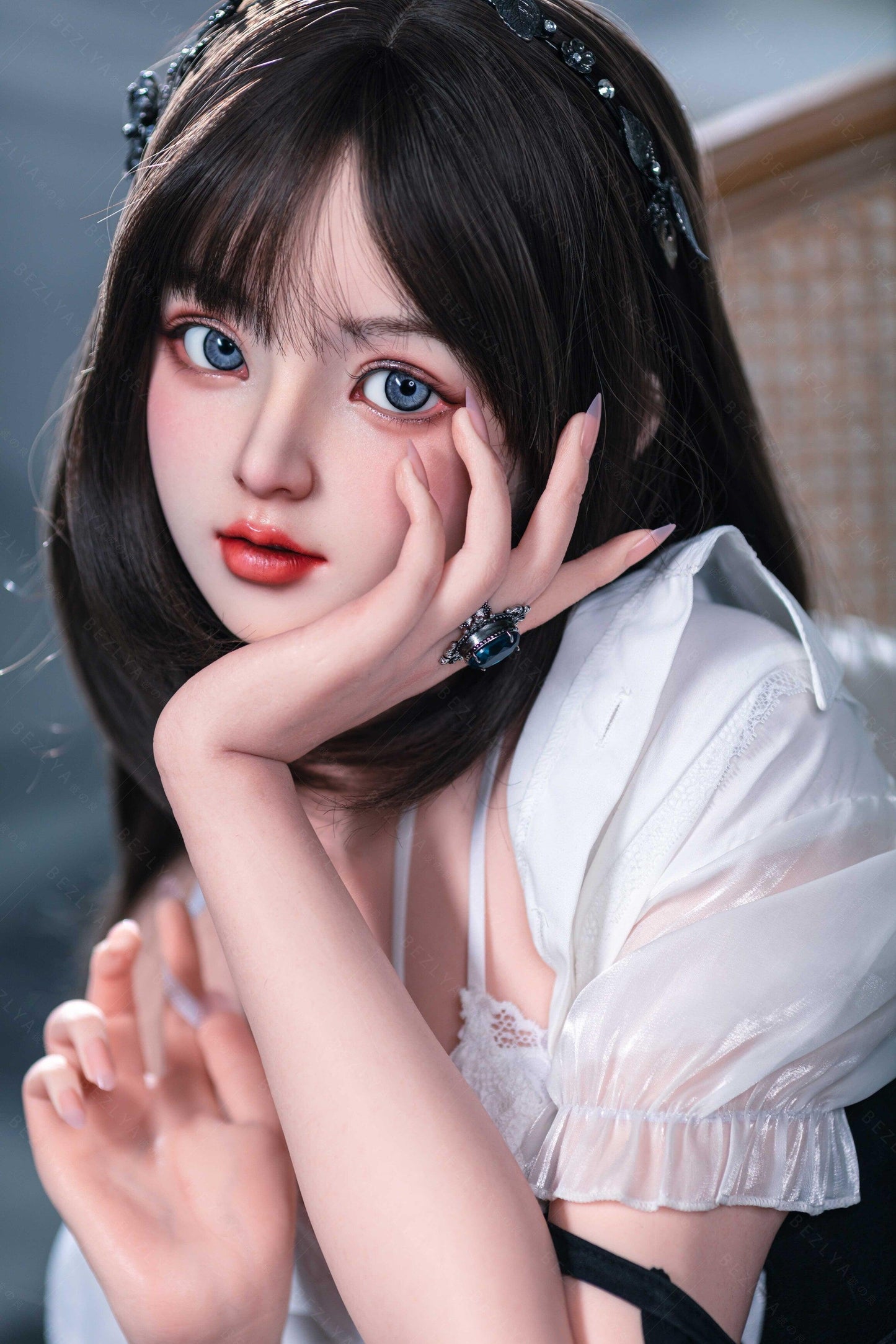 Bezlya - Convallaria - 155cm/5ft1 - 2.1 B-cup - Silicone Sex Doll - 76dollshop