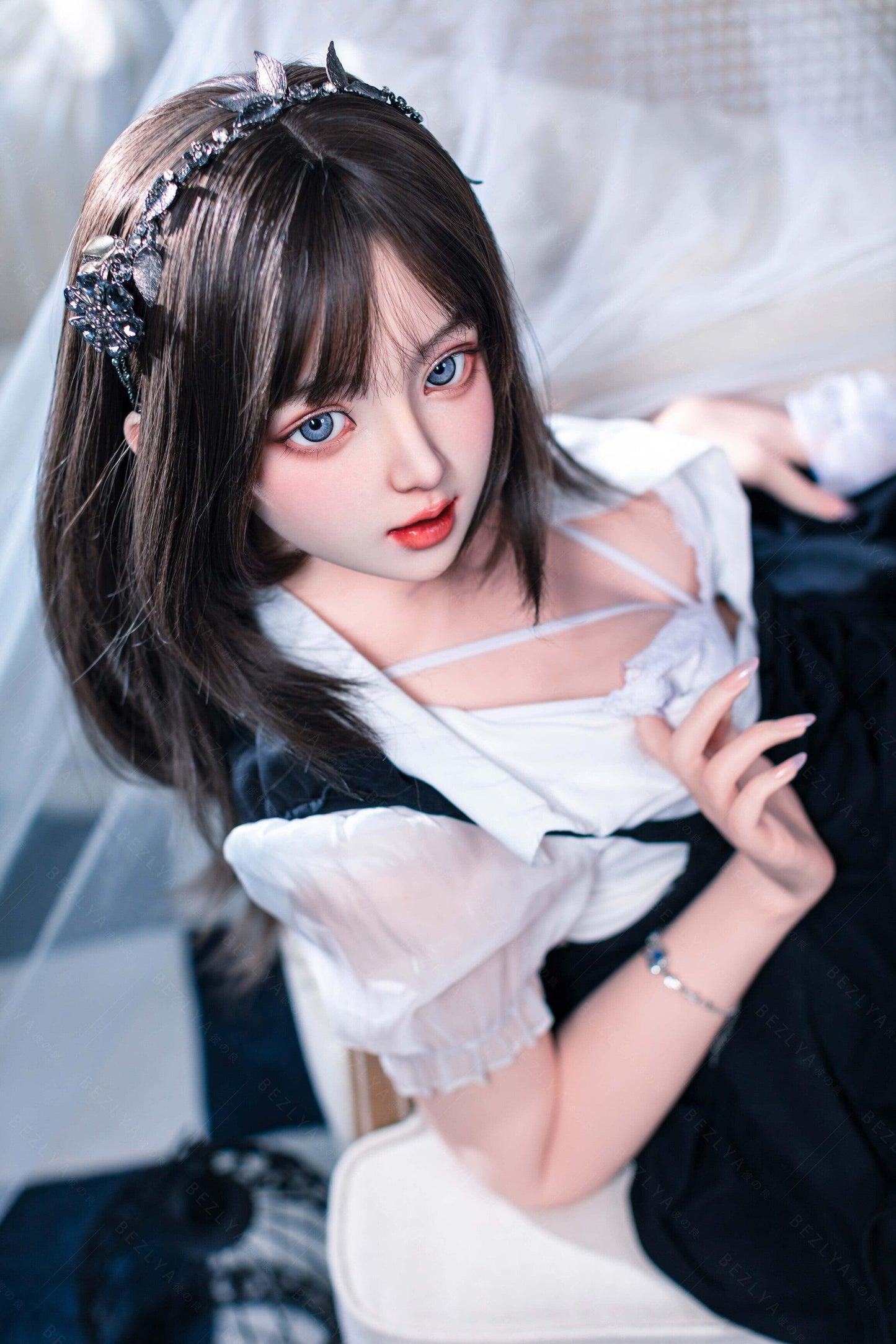 Bezlya - Convallaria - 155cm/5ft1 - 2.1 B-cup - Silicone Sex Doll - 76dollshop
