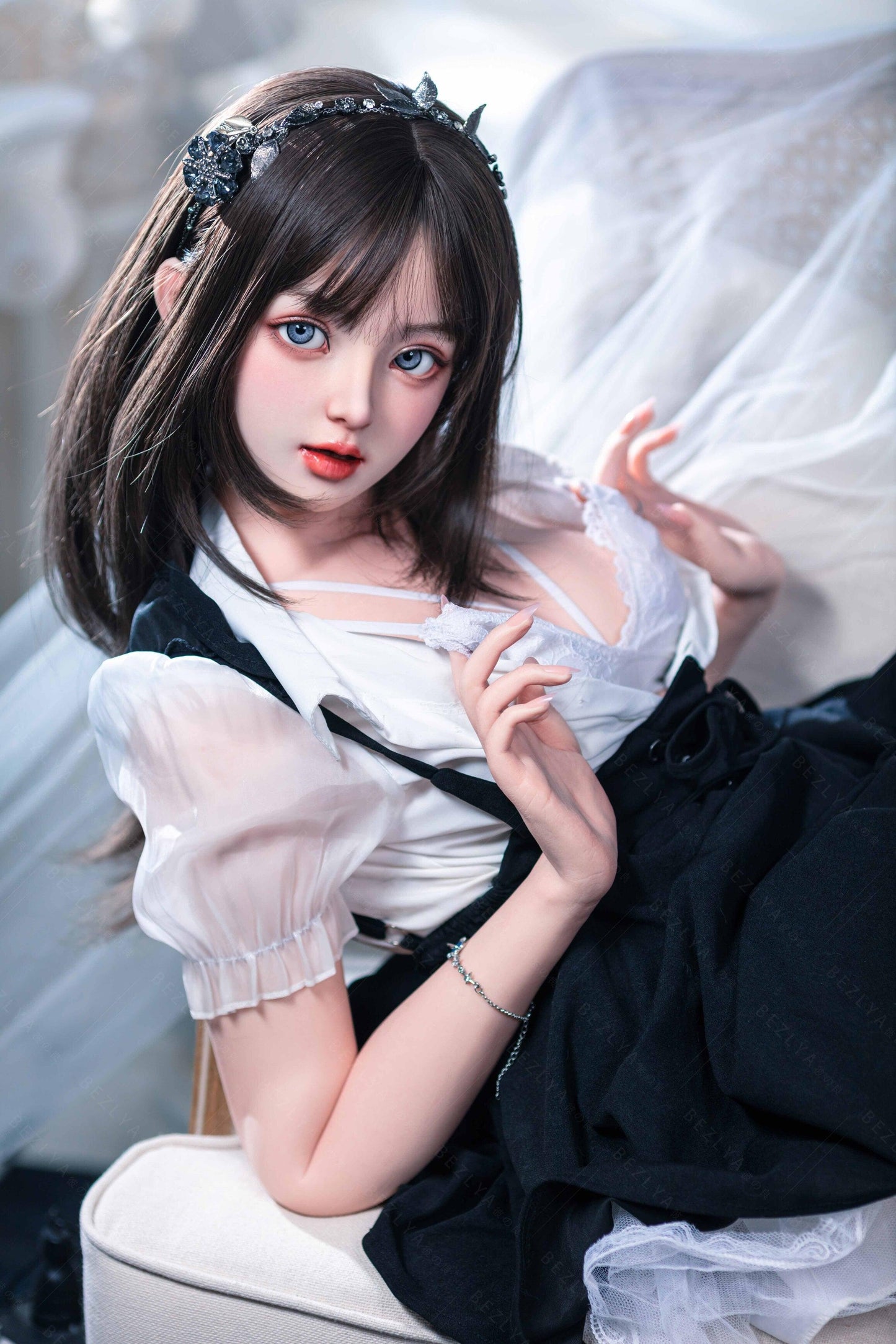 Bezlya - Convallaria - 155cm/5ft1 - 2.1 B-cup - Silicone Sex Doll - 76dollshop
