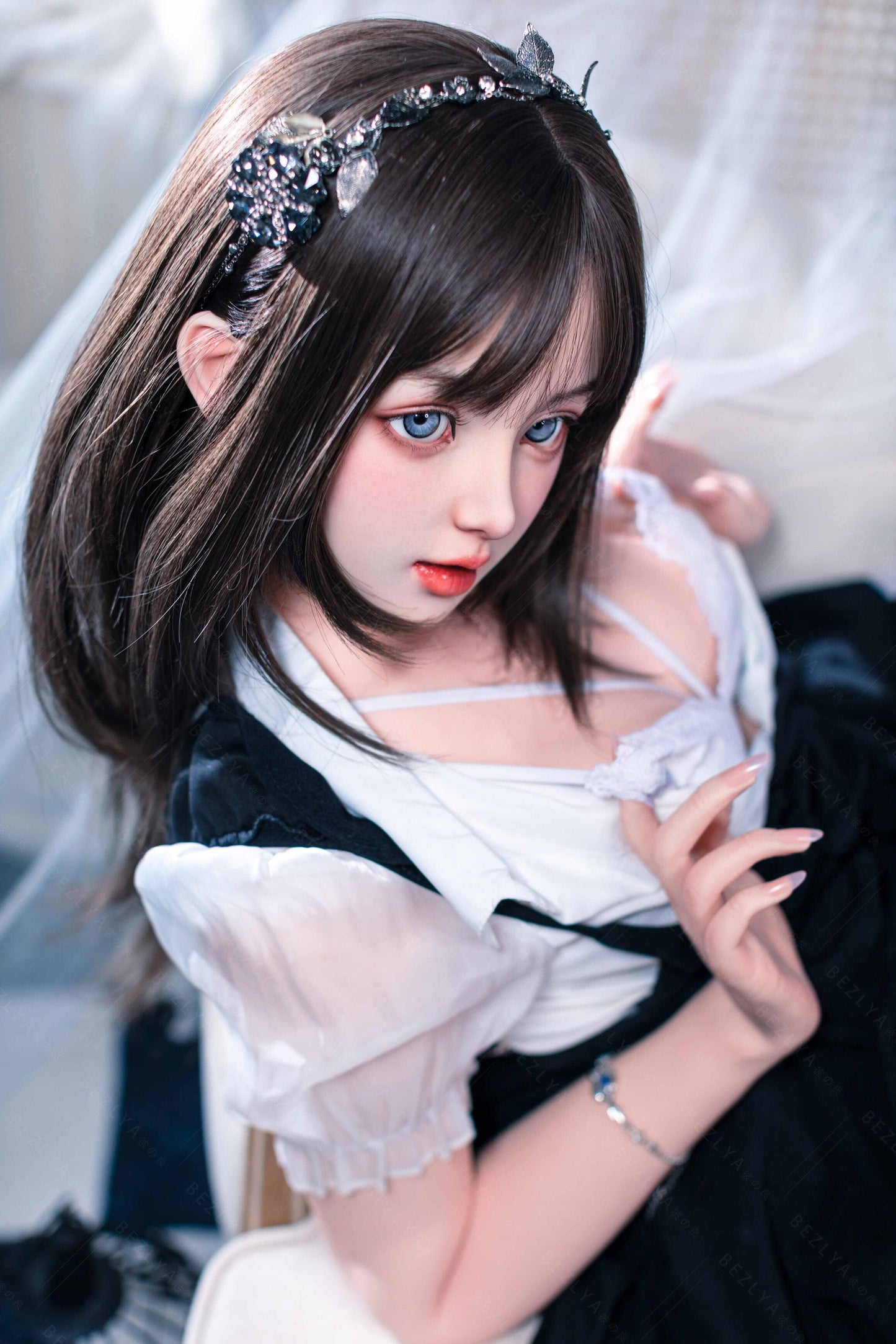 Bezlya - Convallaria - 155cm/5ft1 - 2.1 B-cup - Silicone Sex Doll - 76dollshop