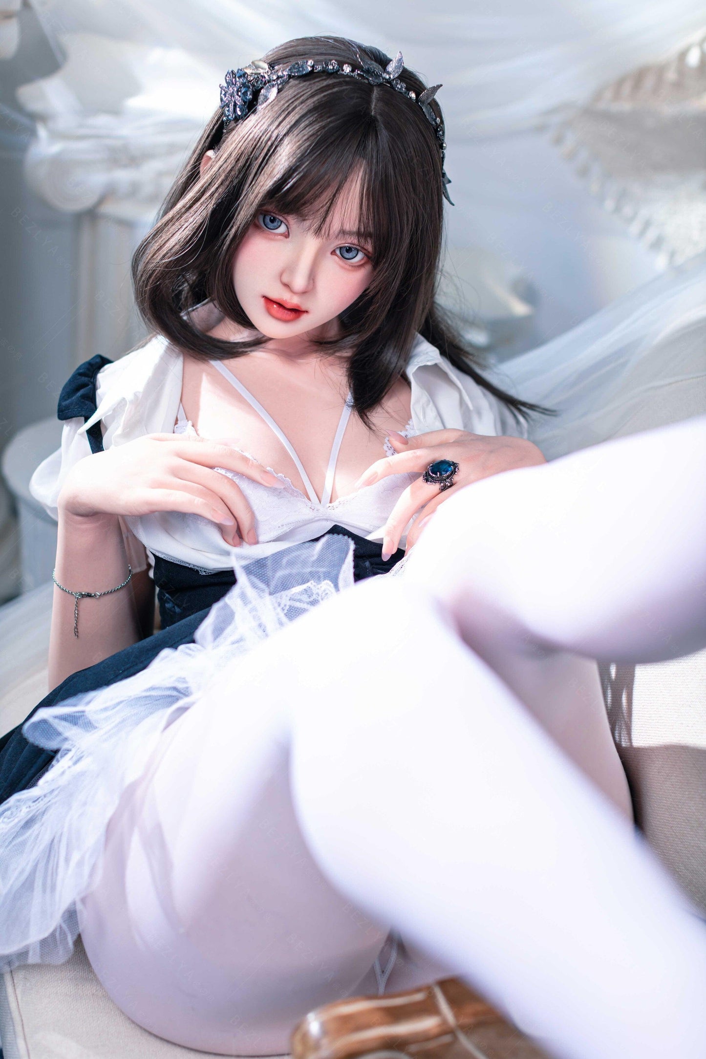 Bezlya - Convallaria - 155cm/5ft1 - 2.1 B-cup - Silicone Sex Doll - 76dollshop