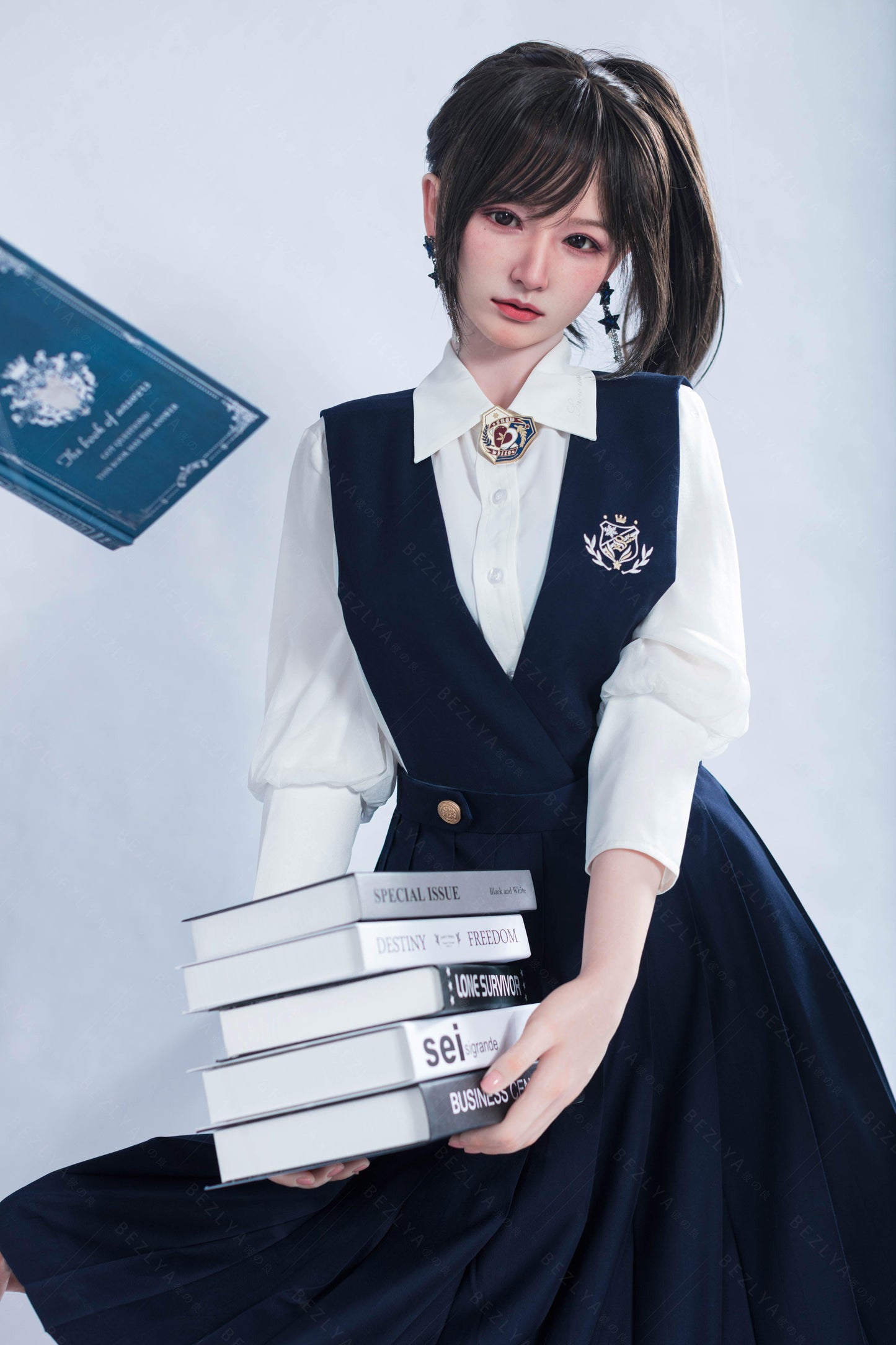 Bezlya - Platycodon - 162cm/5ft3.75 - 2.2U A-cup - Silicone Sex Doll - 76dollshop