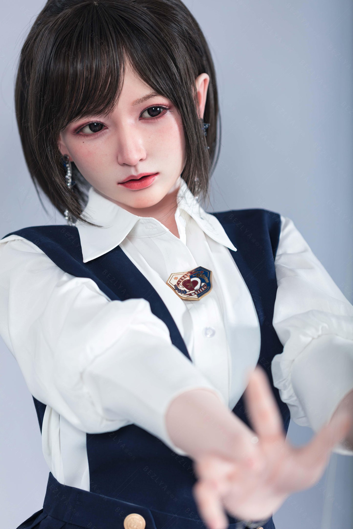 Bezlya - Platycodon - 162cm/5ft3.75 - 2.2U A-cup - Silicone Sex Doll - 76dollshop