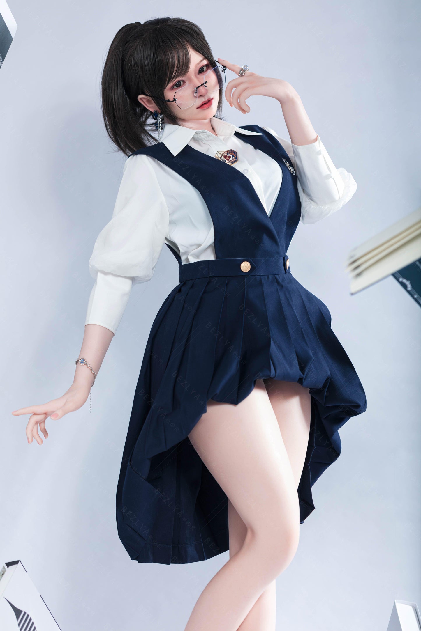 Bezlya - Platycodon - 162cm/5ft3.75 - 2.2U A-cup - Silicone Sex Doll - 76dollshop