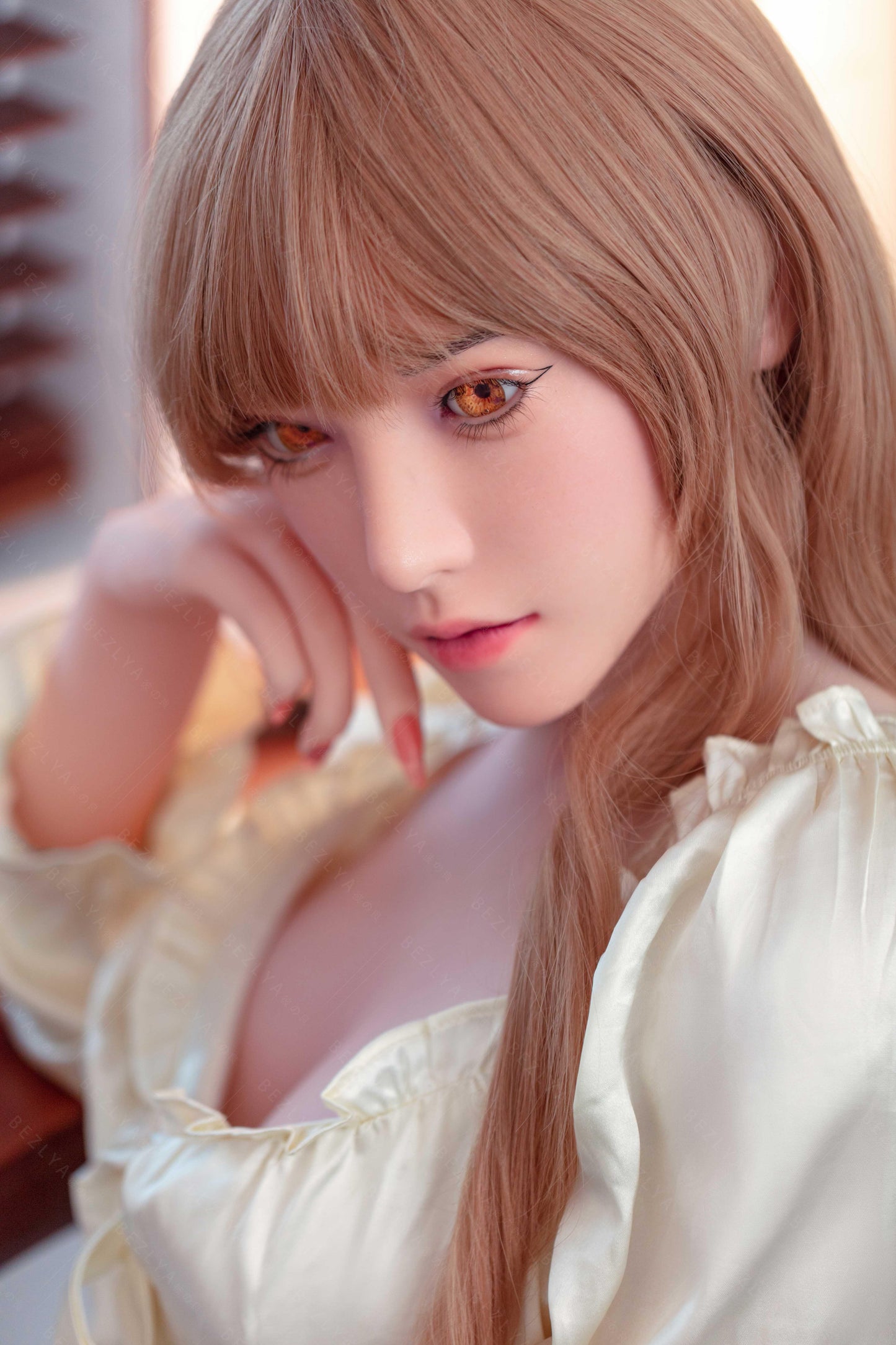 Bezlya - Iris - 160cm/5ft3 - 2.1 C-cup - Silicone Sex Doll - 76dollshop