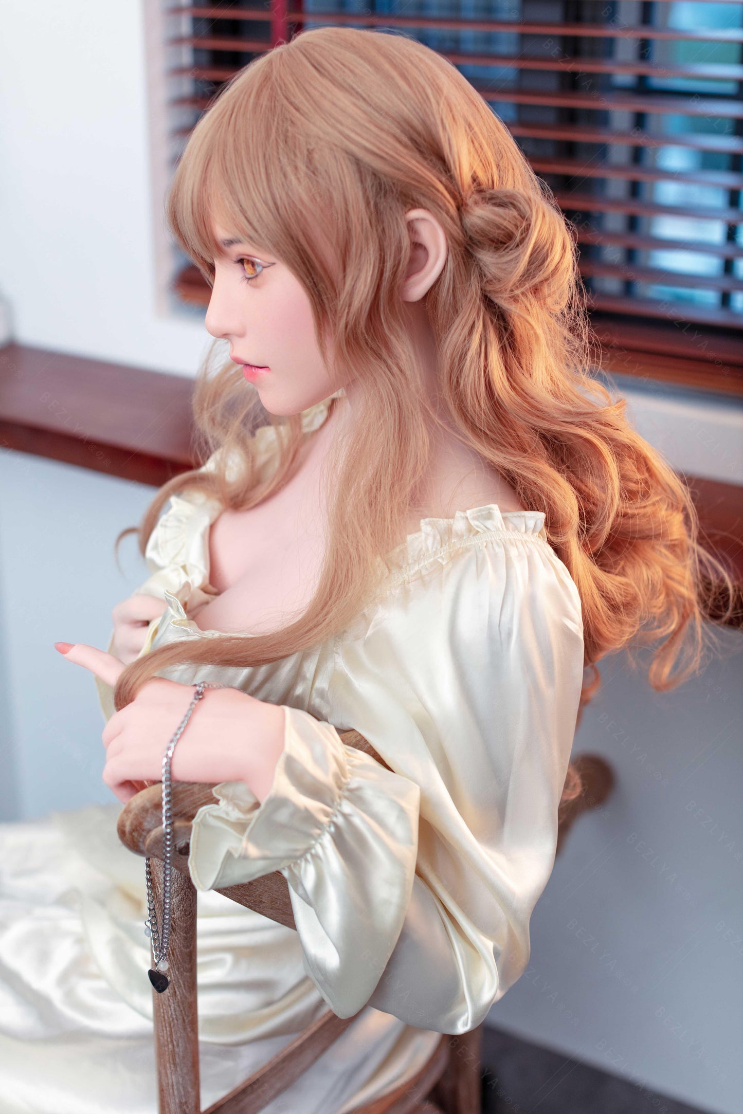Bezlya - Iris - 160cm/5ft3 - 2.1 C-cup - Silicone Sex Doll - 76dollshop