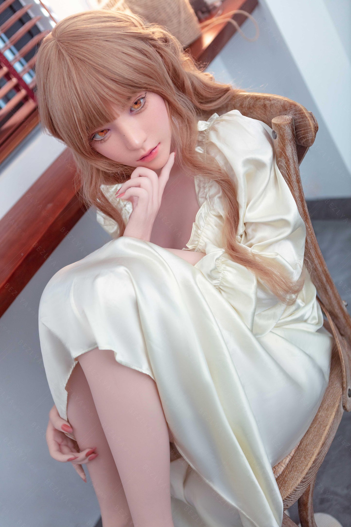 Bezlya - Iris - 160cm/5ft3 - 2.1 C-cup - Silicone Sex Doll - 76dollshop