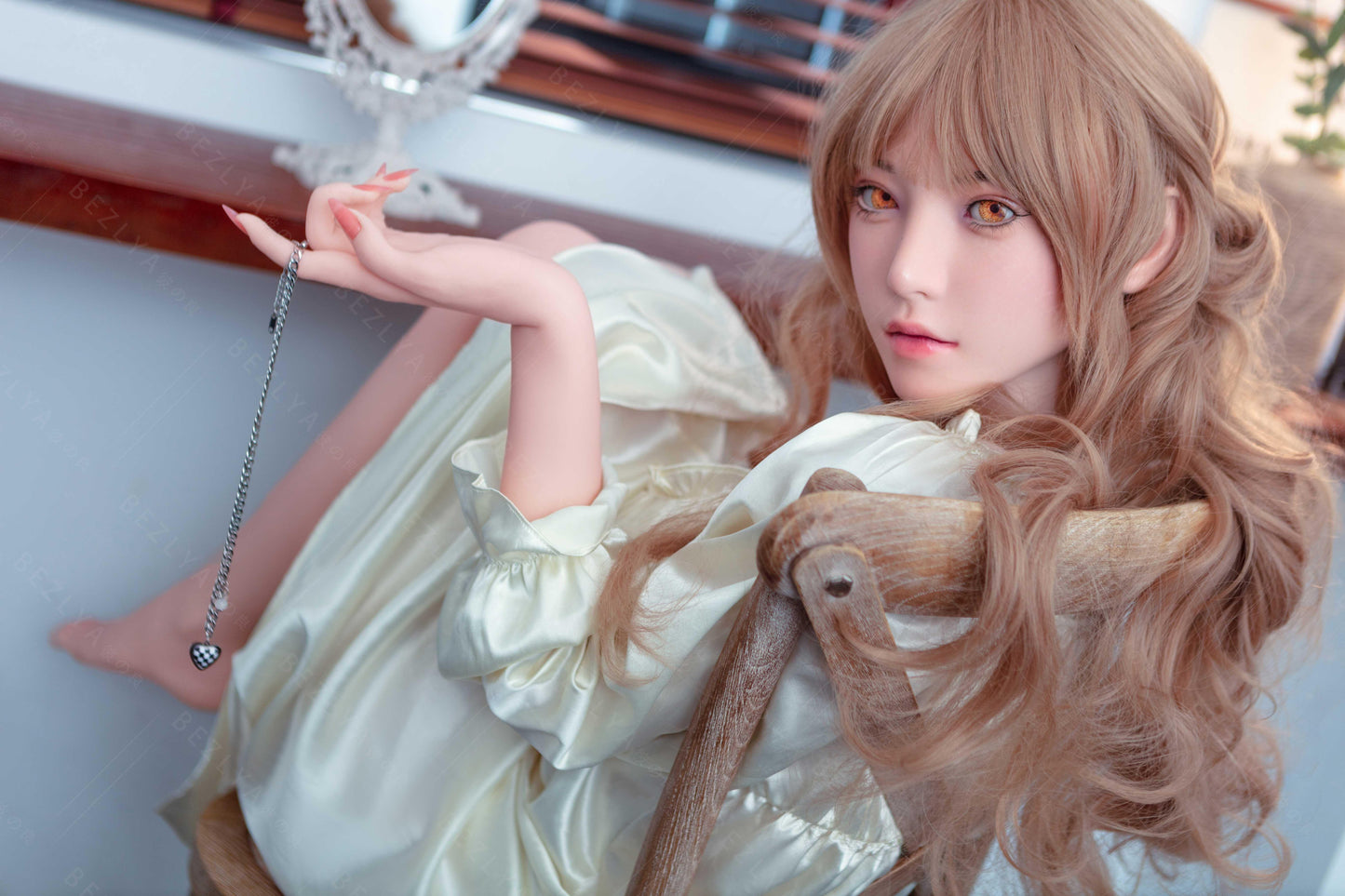 Bezlya - Iris - 160cm/5ft3 - 2.1 C-cup - Silicone Sex Doll - 76dollshop