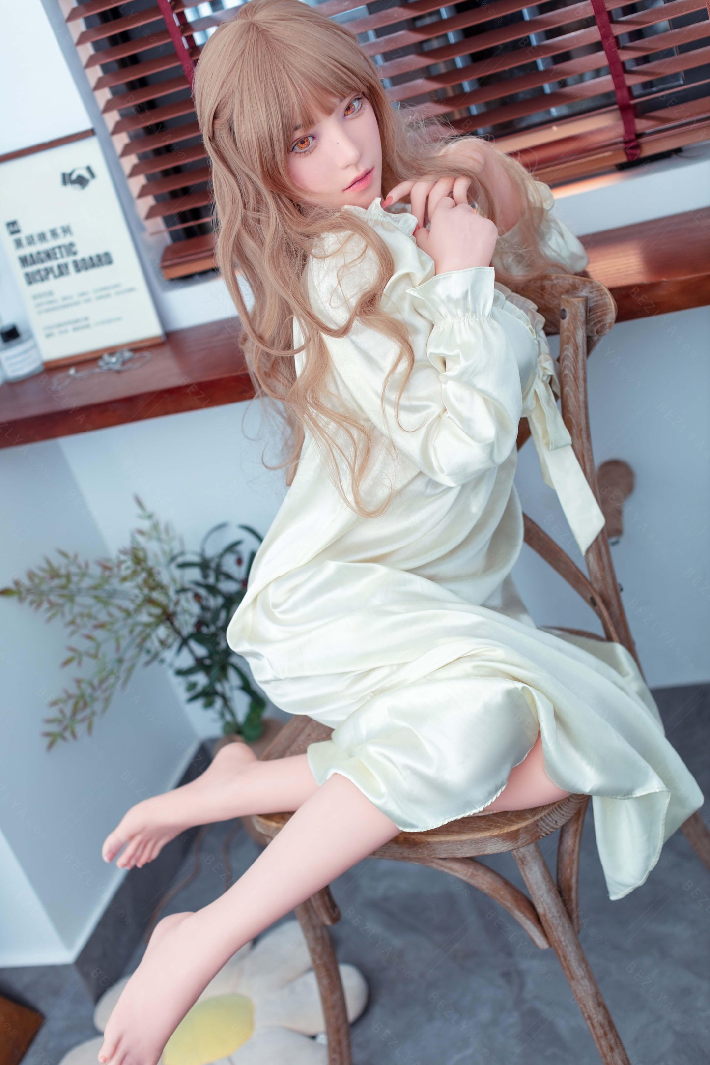 Bezlya - Iris - 160cm/5ft3 - 2.1 C-cup - Silicone Sex Doll - 76dollshop