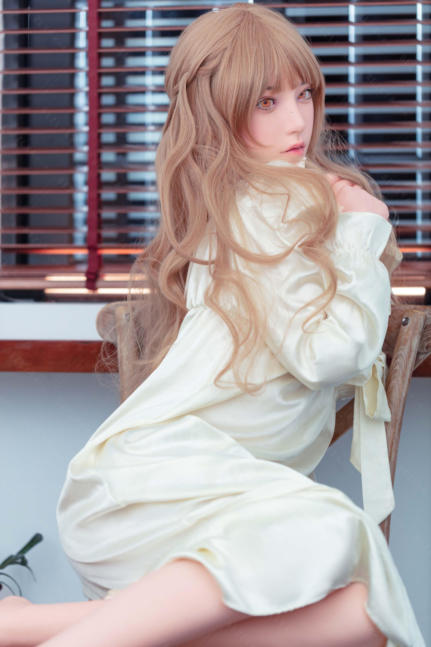 Bezlya - Iris - 160cm/5ft3 - 2.1 C-cup - Silicone Sex Doll - 76dollshop