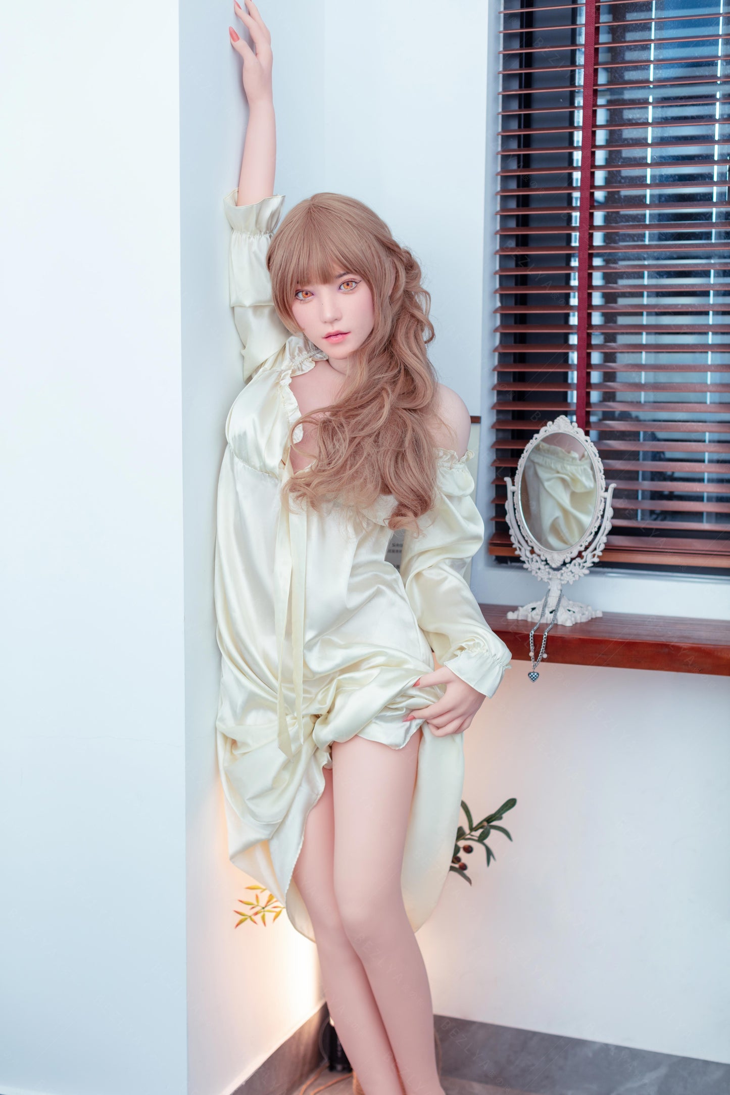 Bezlya - Iris - 160cm/5ft3 - 2.1 C-cup - Silicone Sex Doll - 76dollshop
