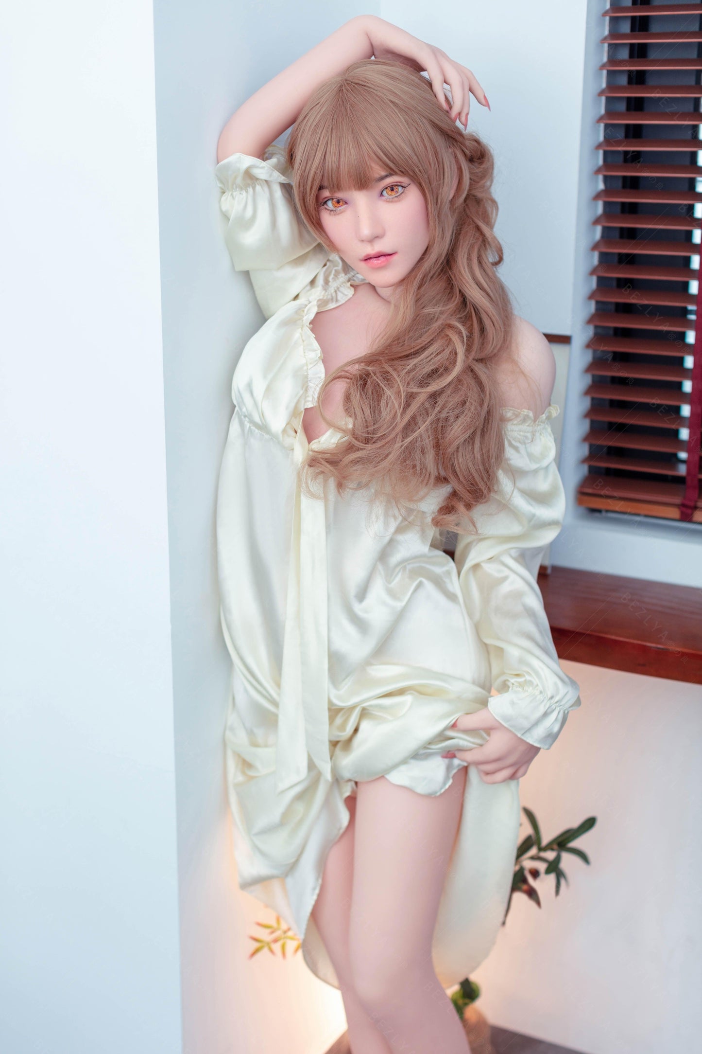 Bezlya - Iris - 160cm/5ft3 - 2.1 C-cup - Silicone Sex Doll - 76dollshop