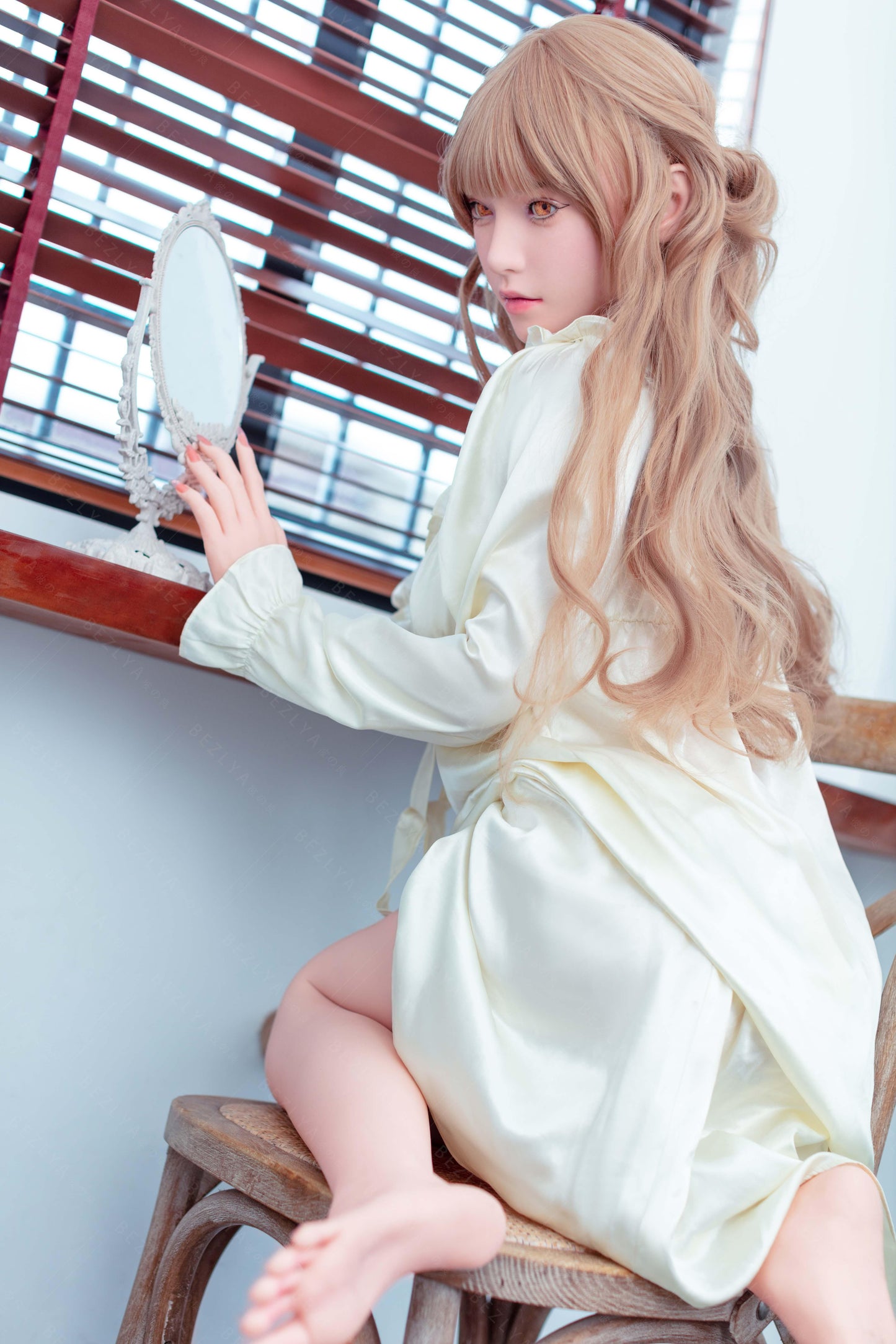 Bezlya - Iris - 160cm/5ft3 - 2.1 C-cup - Silicone Sex Doll - 76dollshop