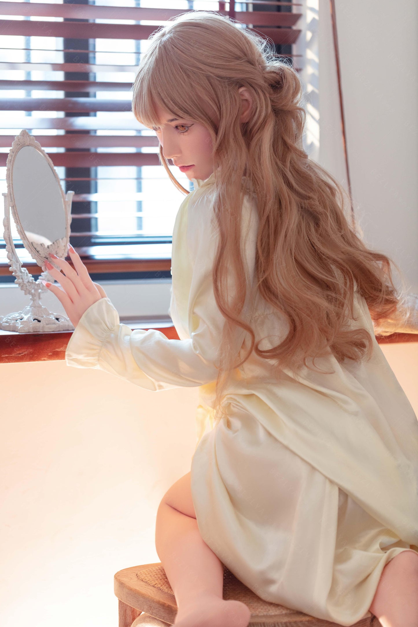 Bezlya - Iris - 160cm/5ft3 - 2.1 C-cup - Silicone Sex Doll - 76dollshop