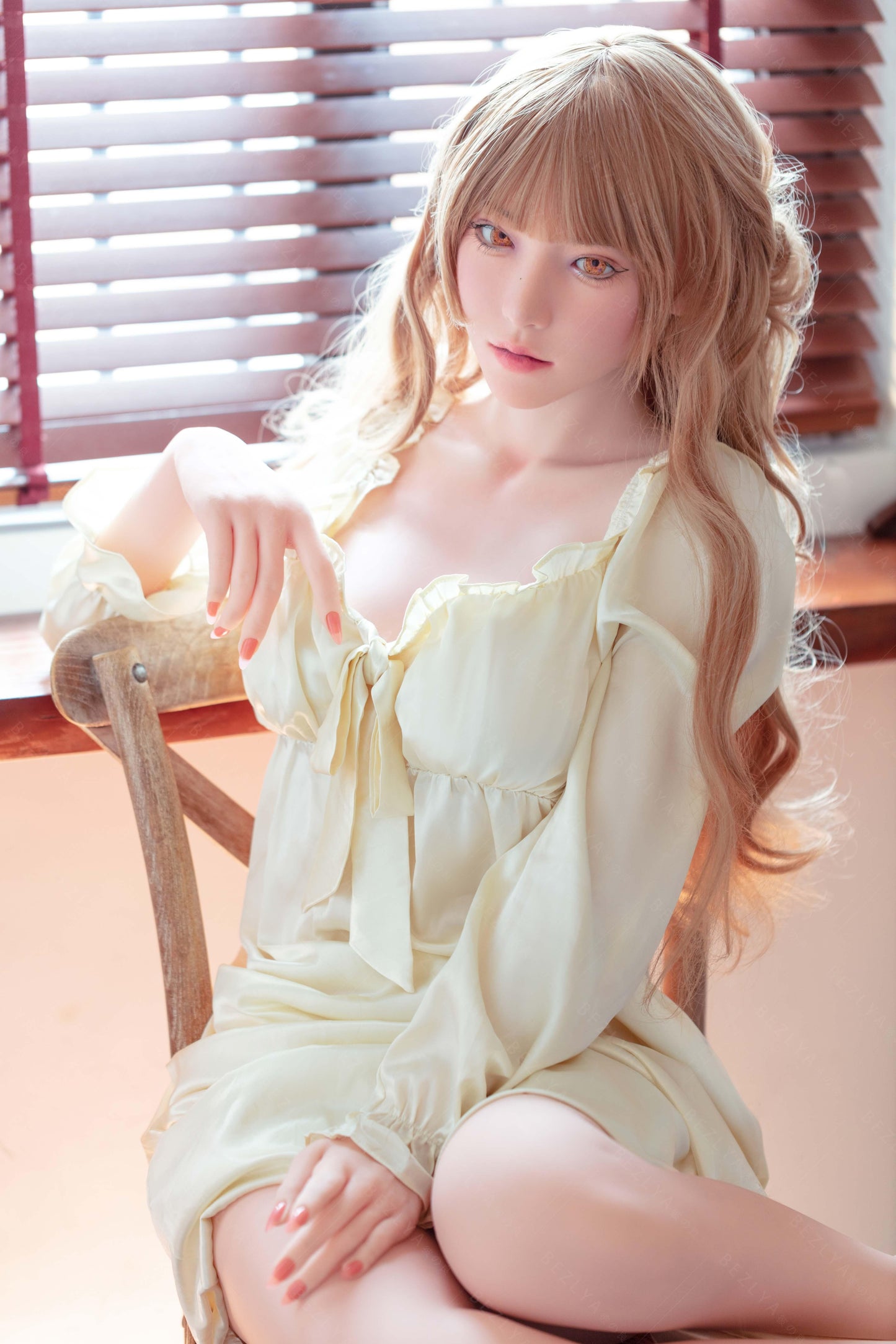 Bezlya - Iris - 160cm/5ft3 - 2.1 C-cup - Silicone Sex Doll - 76dollshop