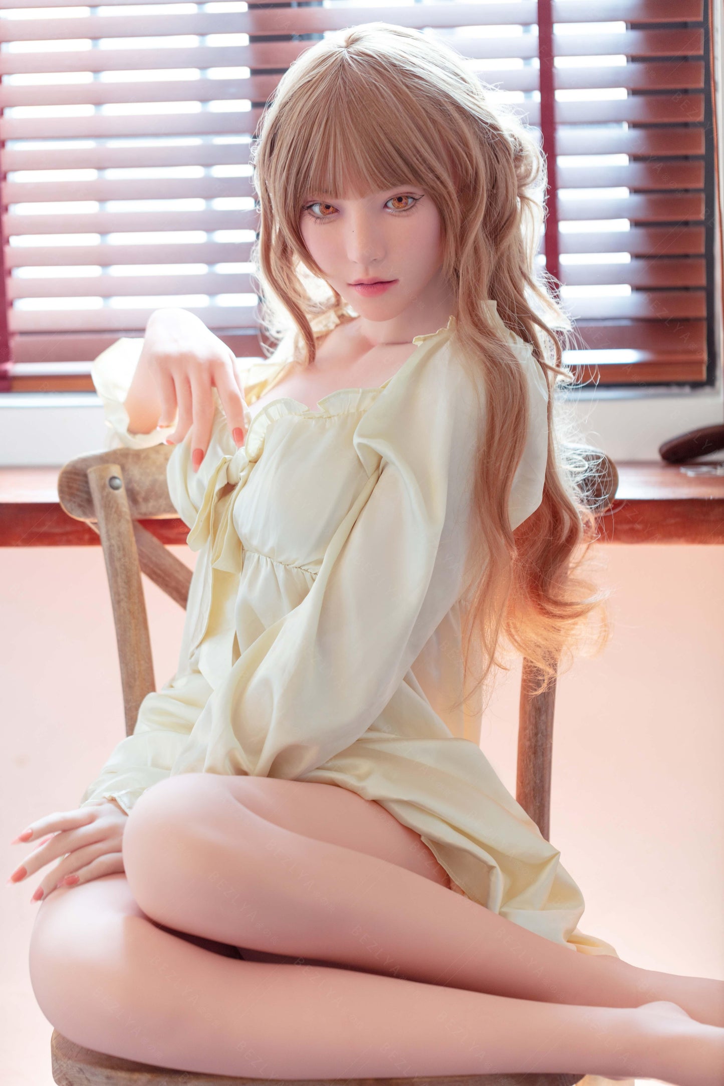 Bezlya - Iris - 160cm/5ft3 - 2.1 C-cup - Silicone Sex Doll - 76dollshop