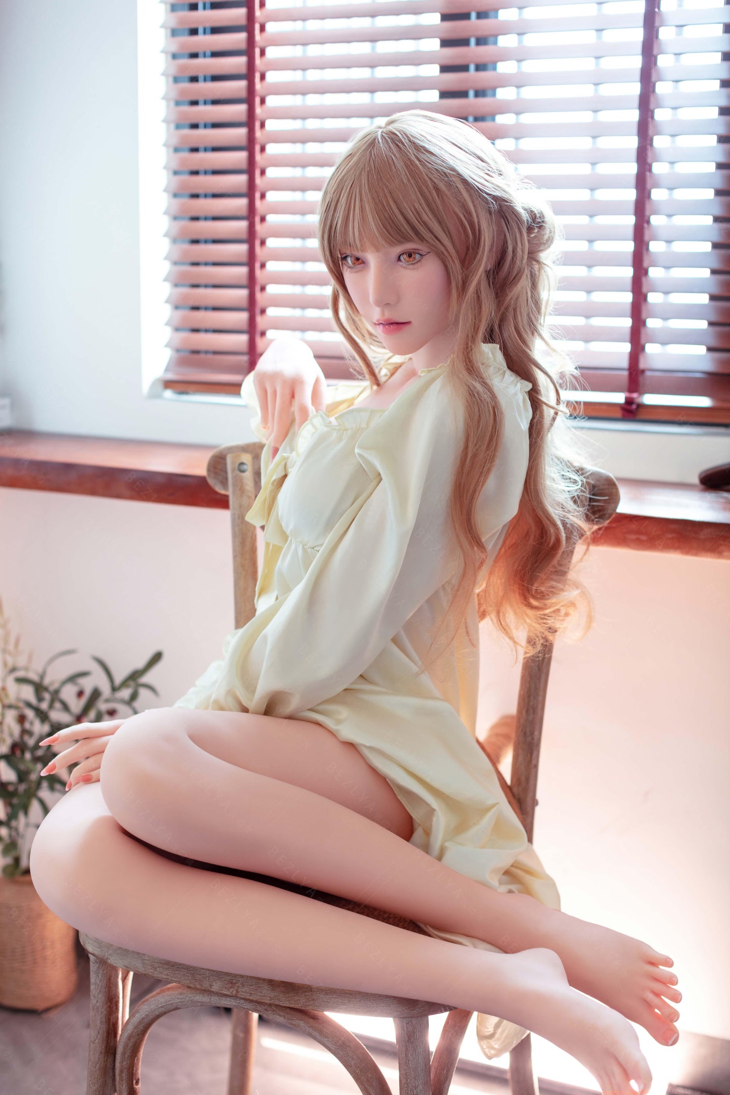 Bezlya - Iris - 160cm/5ft3 - 2.1 C-cup - Silicone Sex Doll - 76dollshop